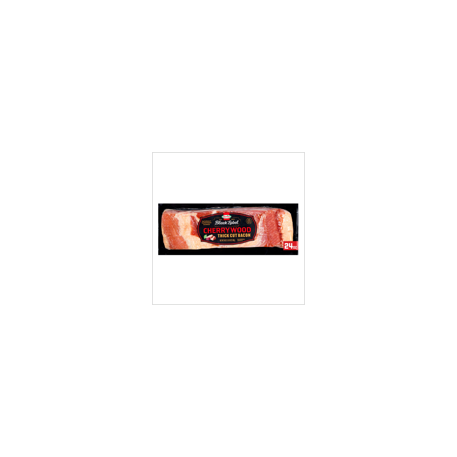Hormel Black Label Cherrywood Smoked Thick Cut Bacon - 24 Ounce Image 1 of 4