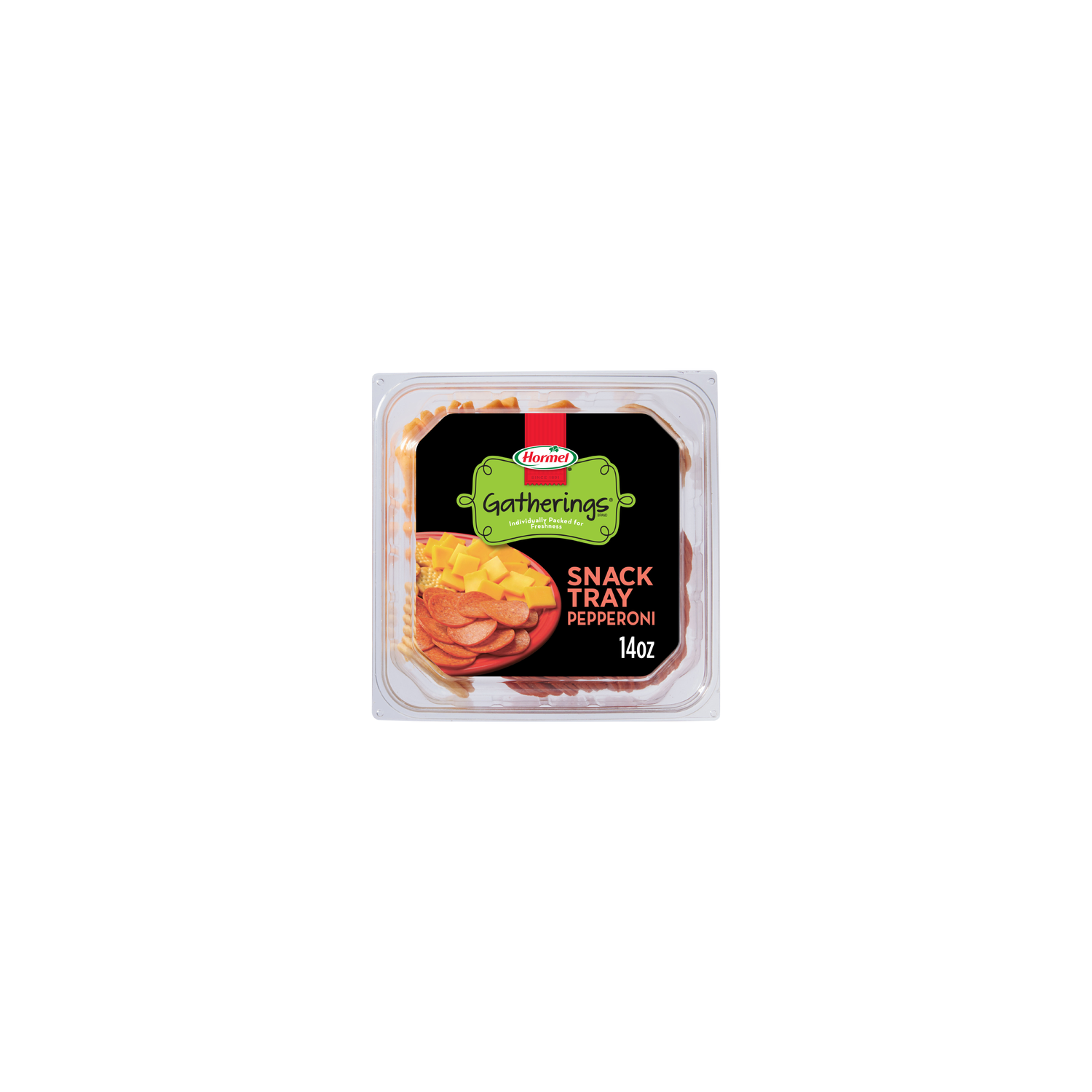 Hormel Gatherings Snack Tray Pepperoni And Cheese - 14 Ounce Image 1 of 4
