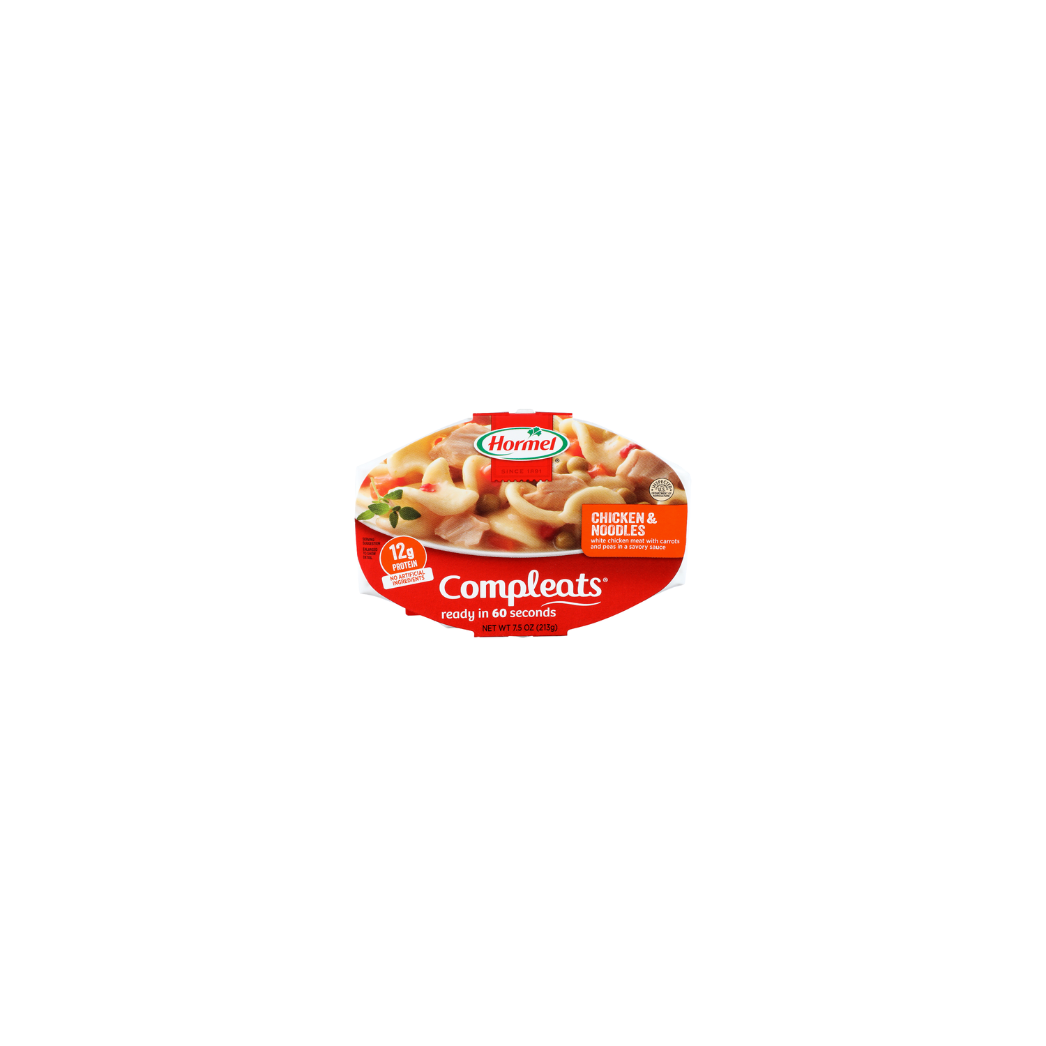 Hormel Chicken & Noodles Compleats Brand - 7.5 Ounce Image 1 of 4