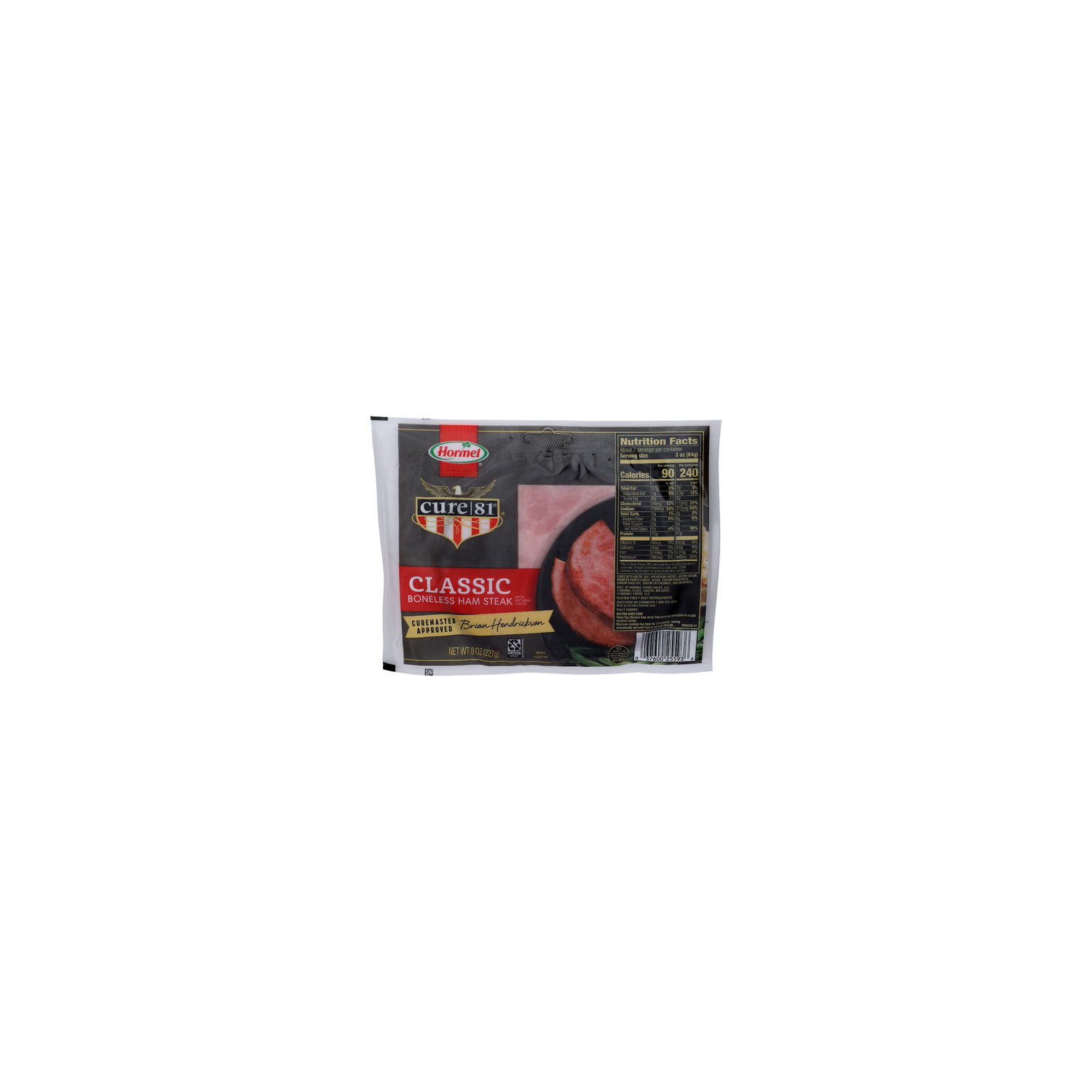 Hormel Classic Cure 81 Boneless Ham Steak - 8 Ounce Image 1 of 4