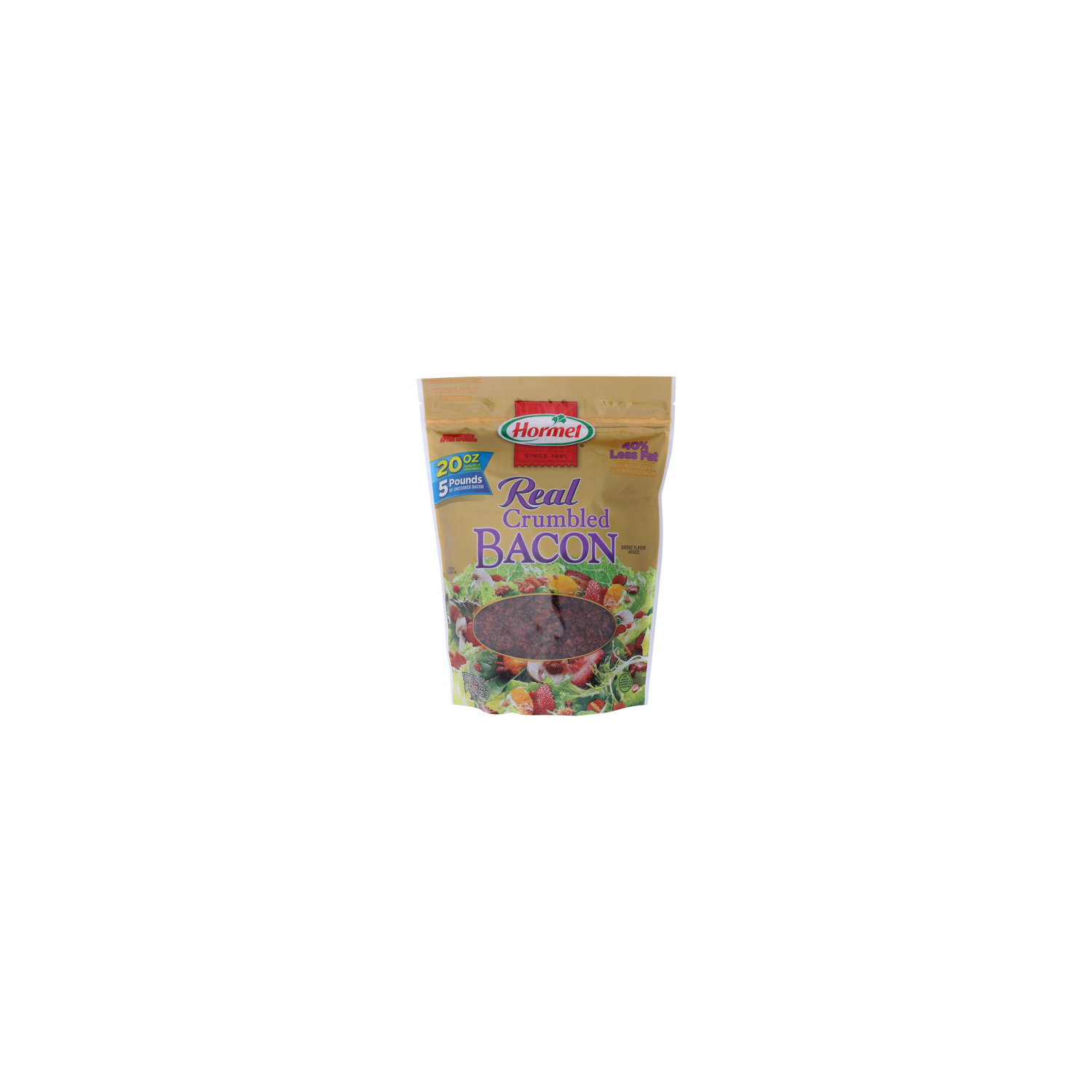 Hormel Smoke Flavor Added Crumbled 40% Less Fat Real Bacon - 20 Ounce Image 1 of 4
