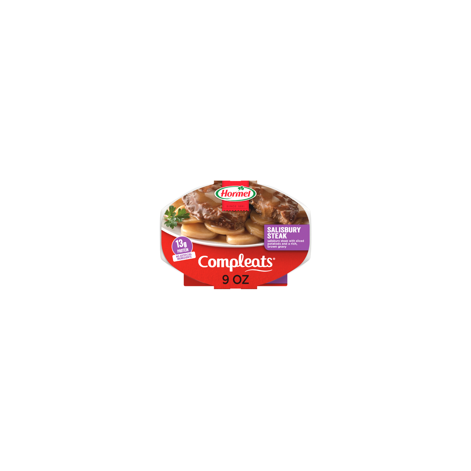 Hormel Compleats Salisbury Steak - 9 Ounce Image 1 of 4