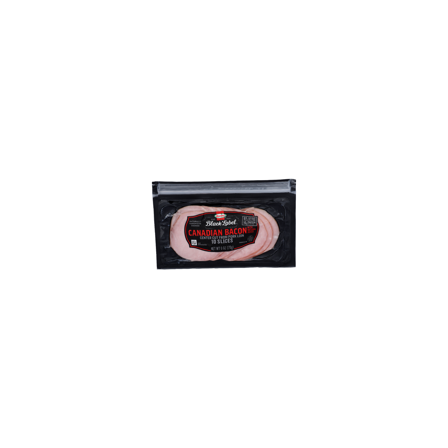 Hormel Black Label Canadian Bacon - 0.6 Ounce - 10 Count Image 1 of 4
