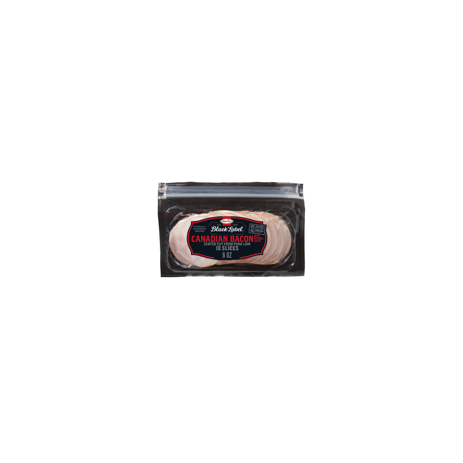 Hormel Black Label Thin Cut Canadian Bacon - 6 Ounce Image 1 of 4