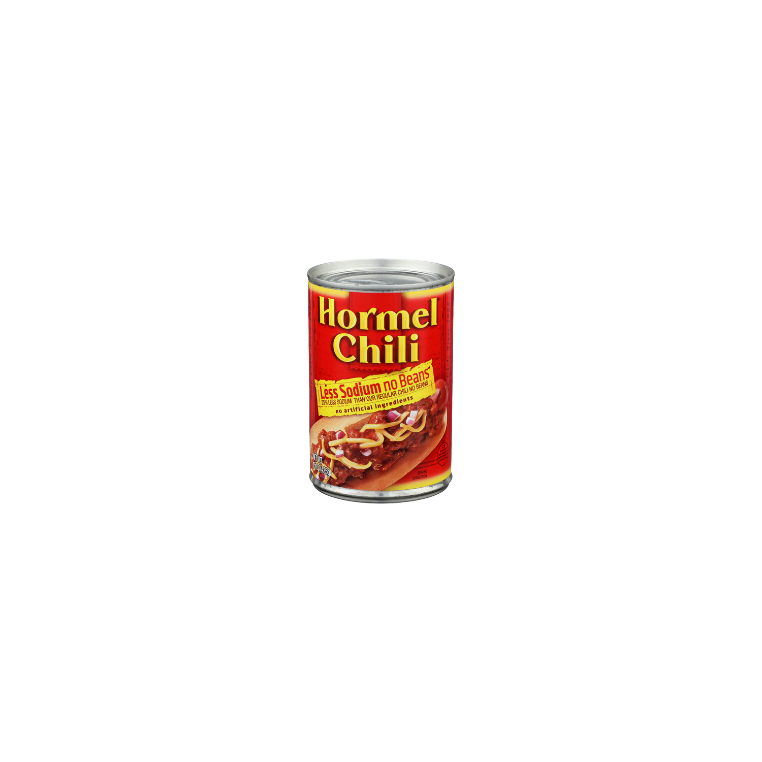 Hormel Chili Less Sodium No Beans Chili - 15 Ounce Image 1 of 4