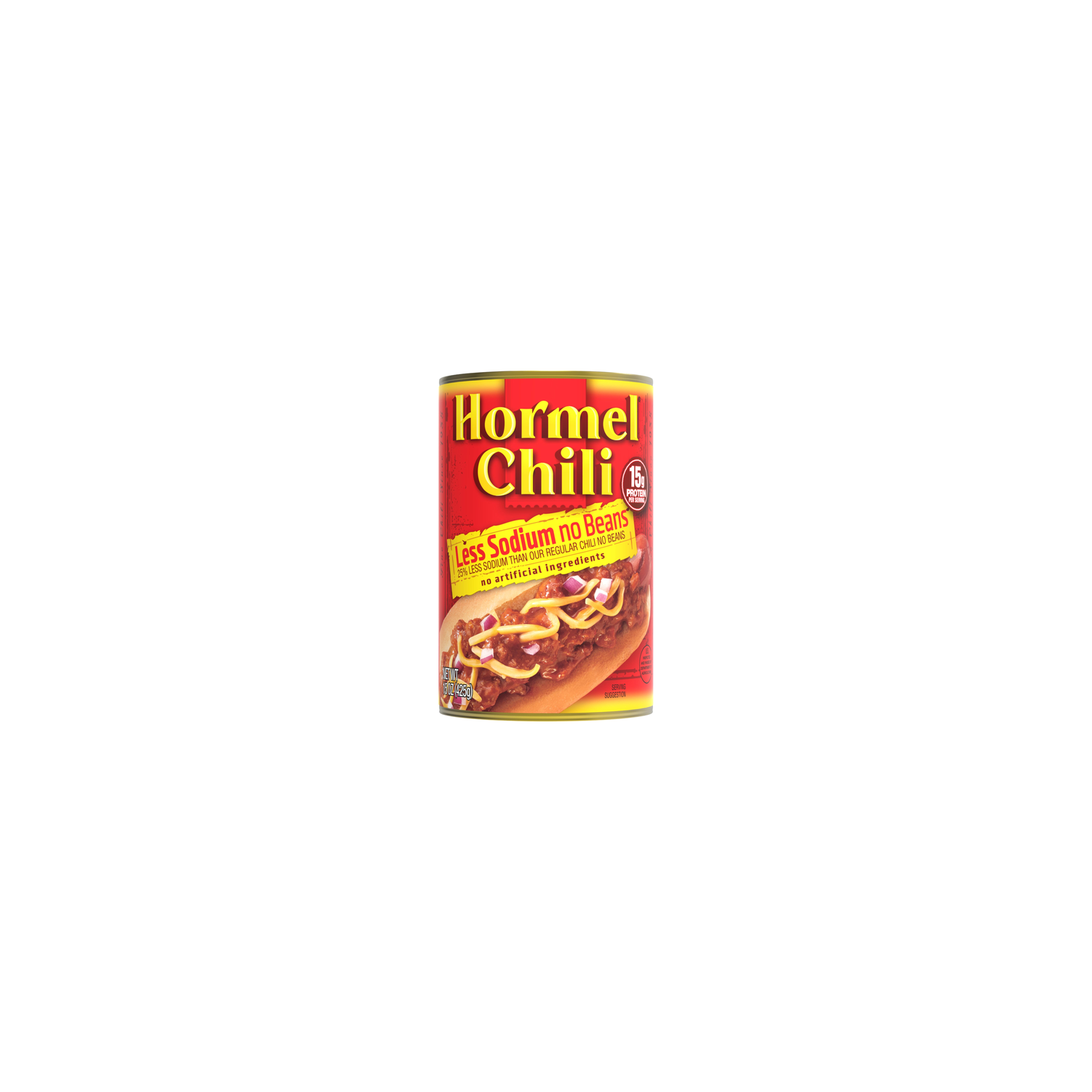 Hormel Chili Less Sodium No Beans - 15 Ounce Image 1 of 4