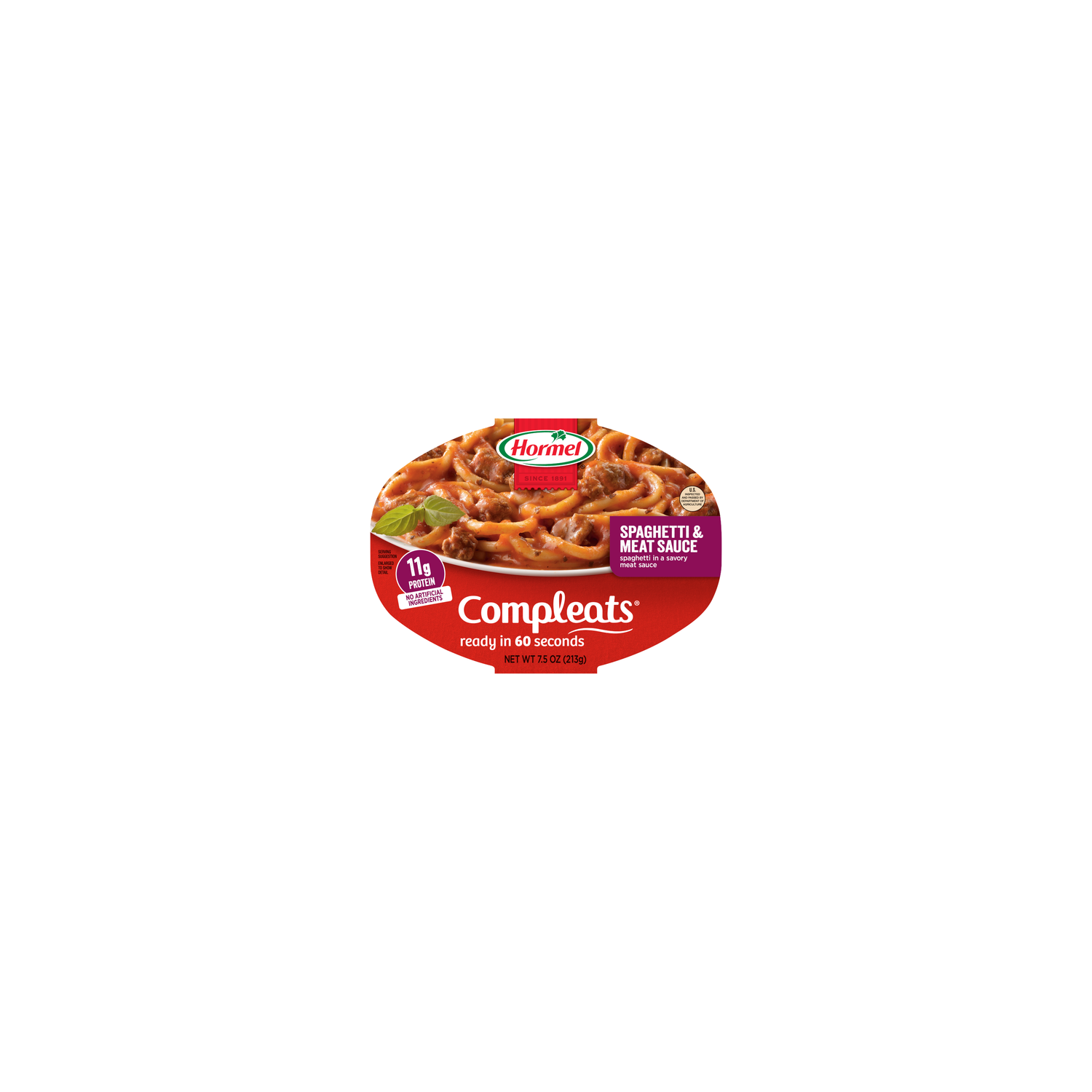 Hormel Compleats Spaghetti & Meat Sauce - 7.5 Ounce Image 1 of 4