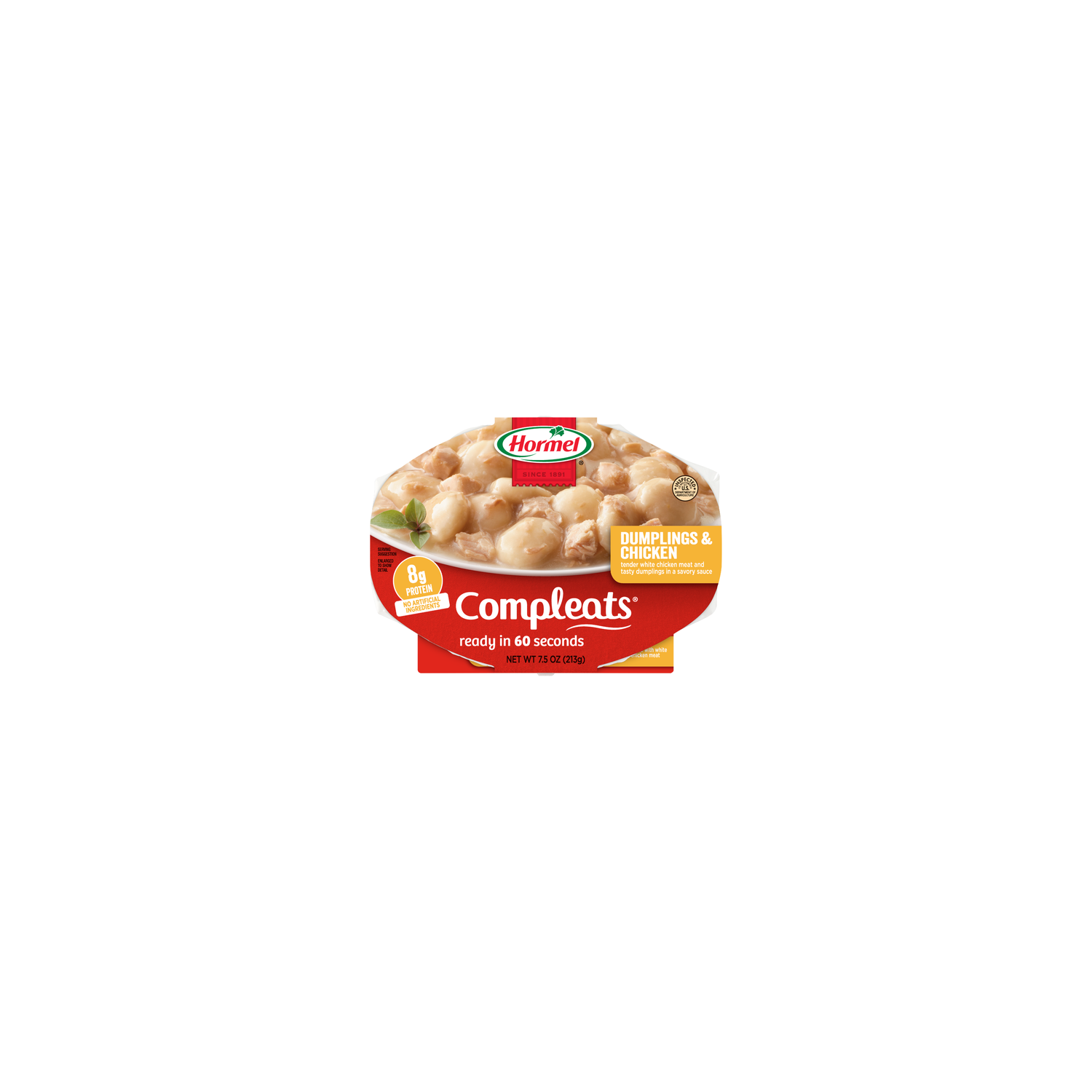 Hormel Compleats Dumplings & Chicken - 7.5 Ounce Image 1 of 4