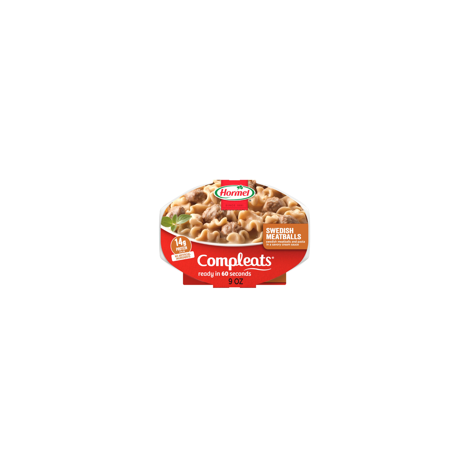 Hormel Compleats Swedish Meatballs - 9 Ounce Image 1 of 4