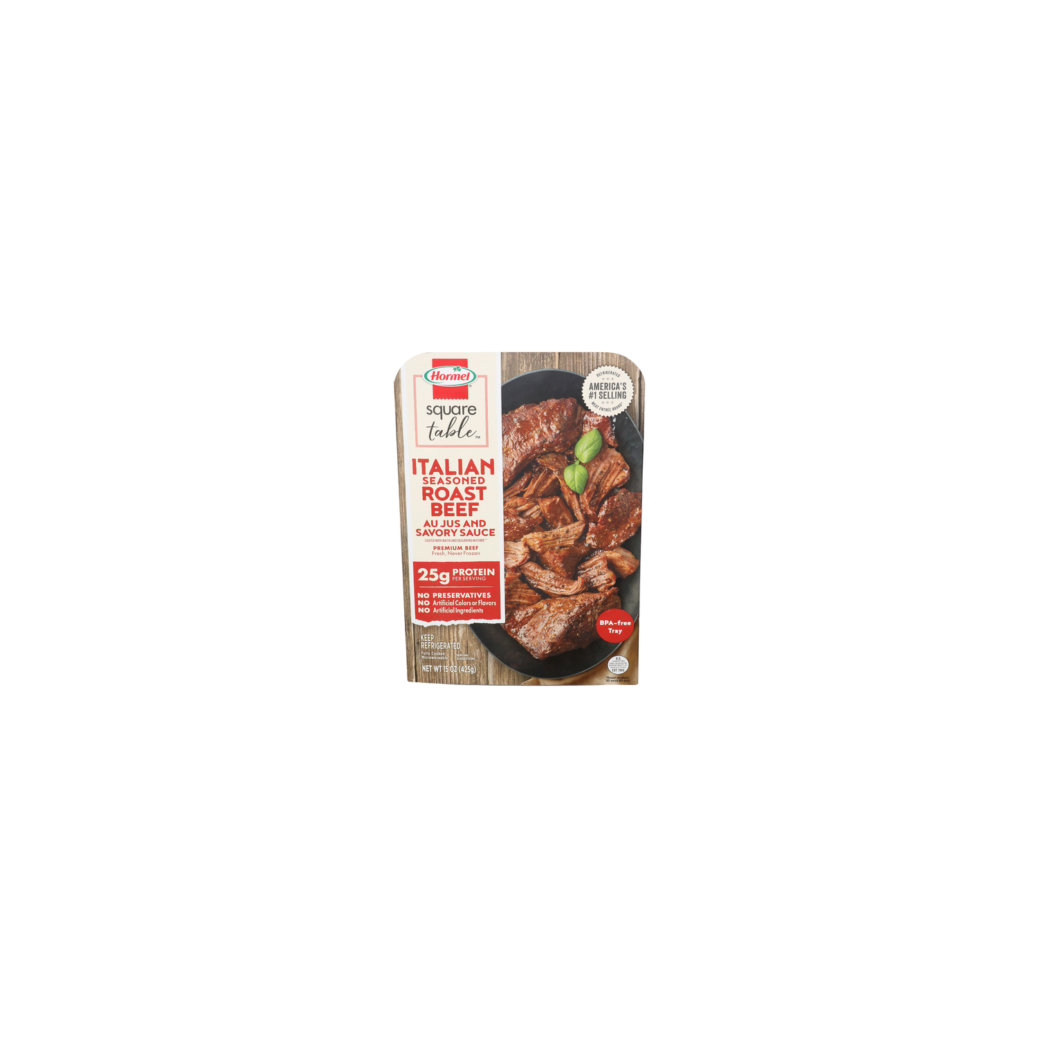 Hormel Square Table Au Jus And Savory Sauce Italian Seasoned Roast Beef - 15 Ounce Image 1 of 4