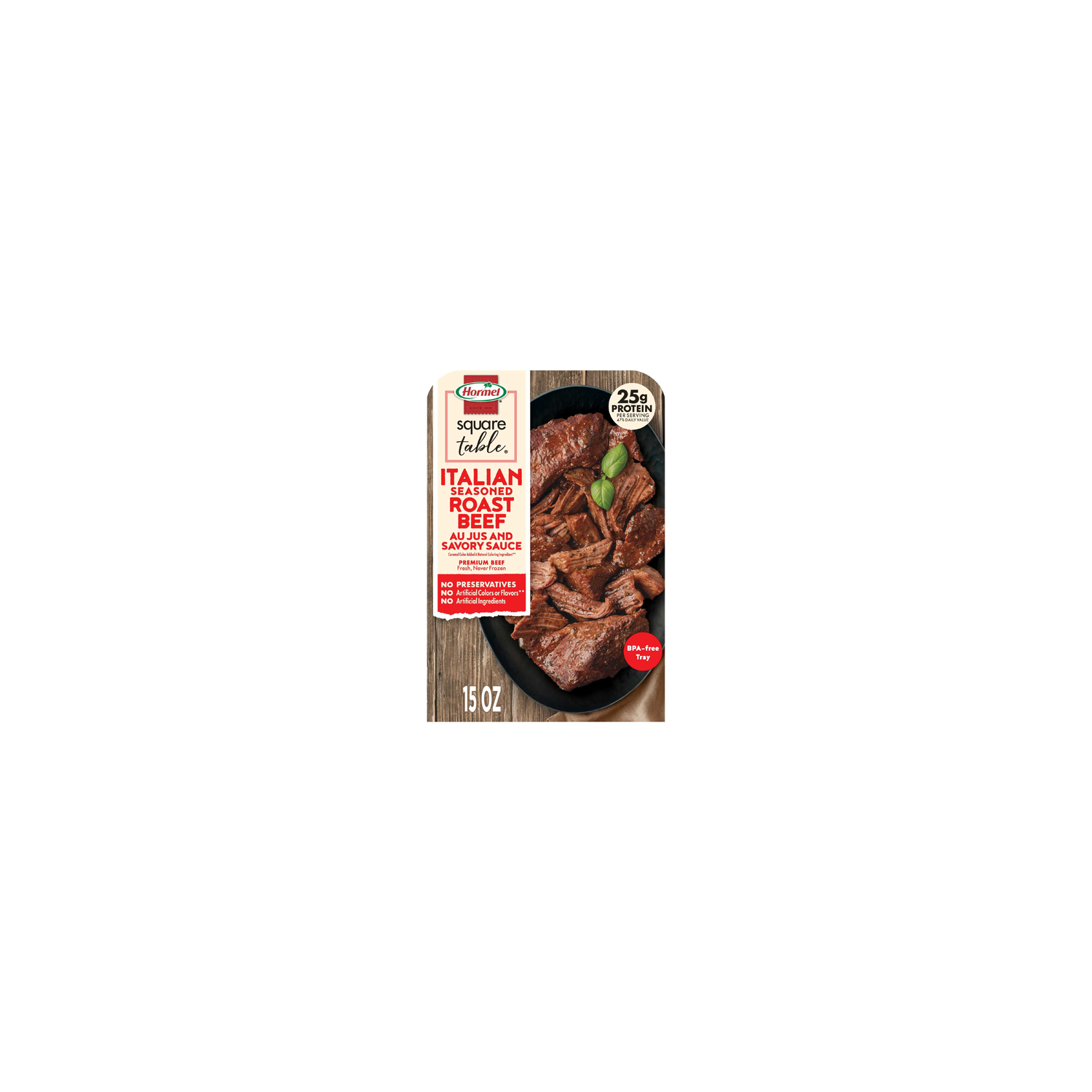 Hormel Square Table Italian Style Beef Roast Au Jus - 15 Ounce Image 1 of 4