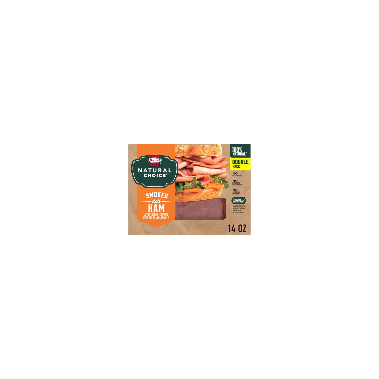 Hormel Natural Choice Smoked Deli Ham Double Pack - 14 Ounce Image 1 of 4