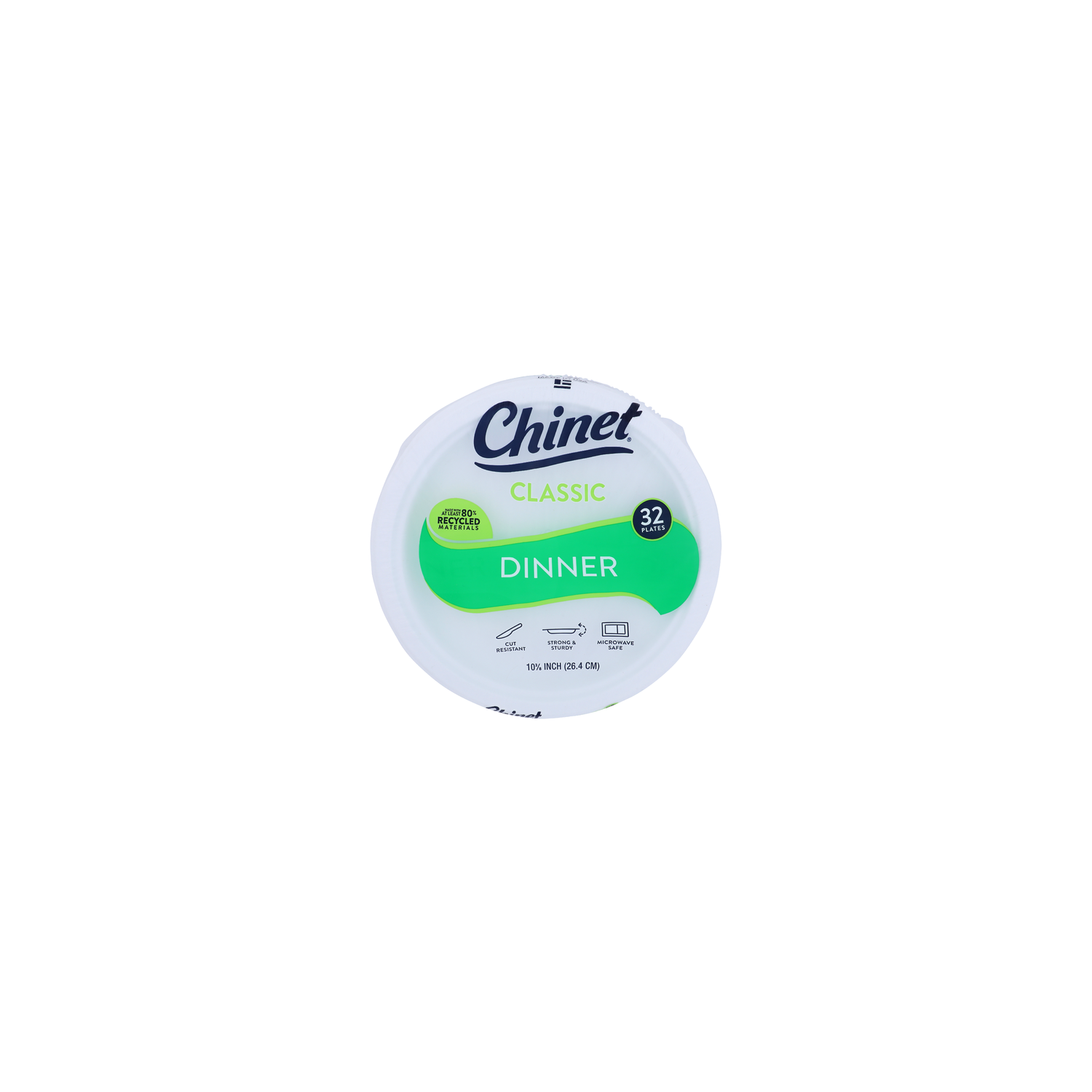 Chinet Dinner Classic Plates - 32 Count Image 1 of 2