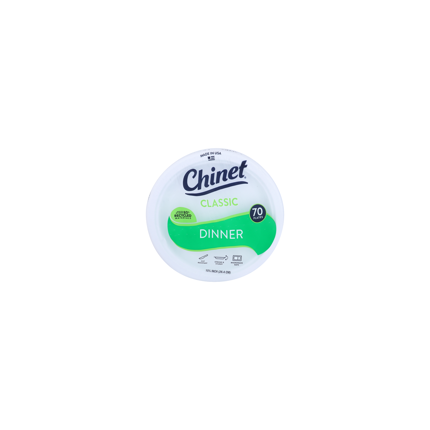 Chinet Classic Dinner - 70 Count Image 1 of 2