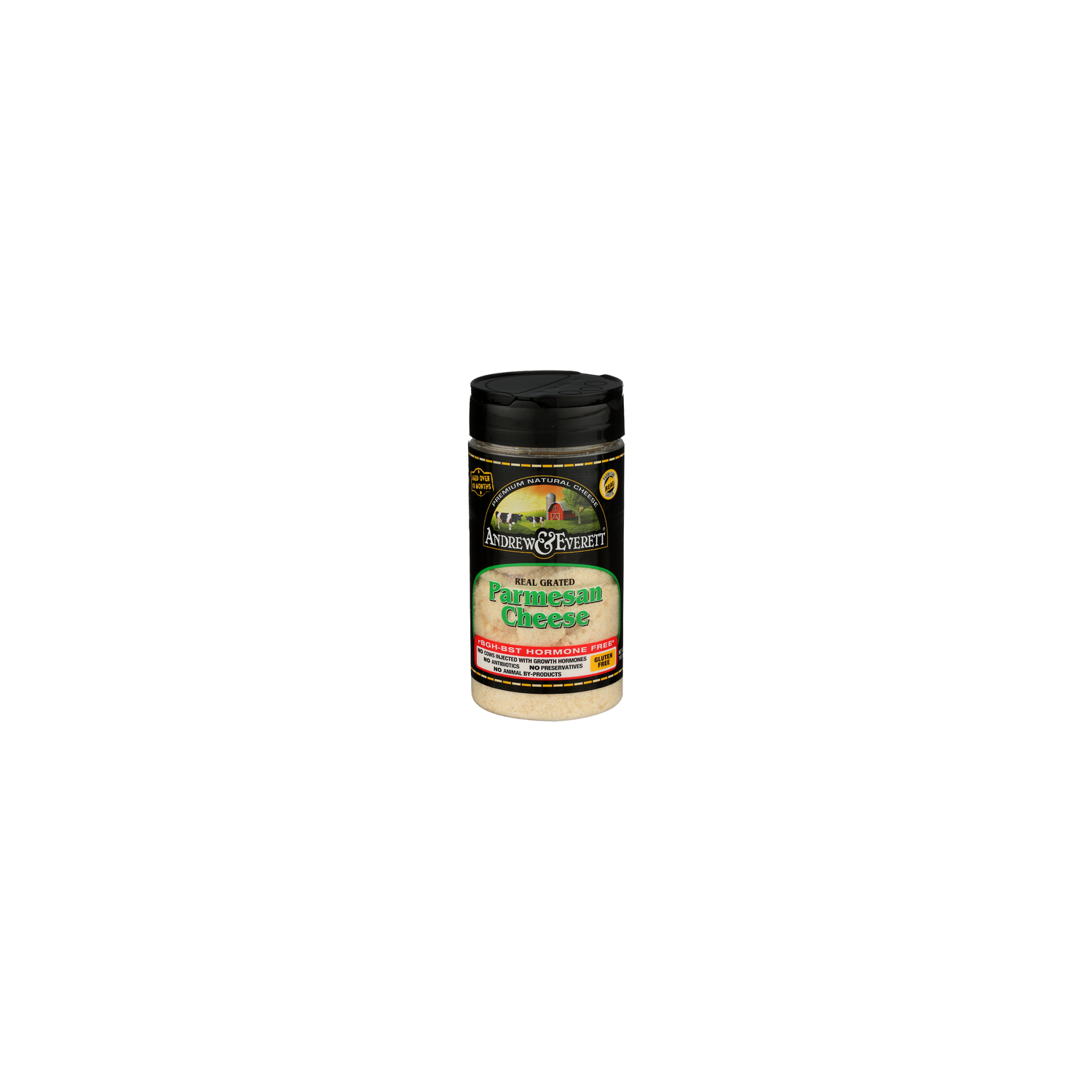 ANDREW & EVERETT Parmesan Cheese 100% Real Grated - 7 Ounce Image 1 of 2