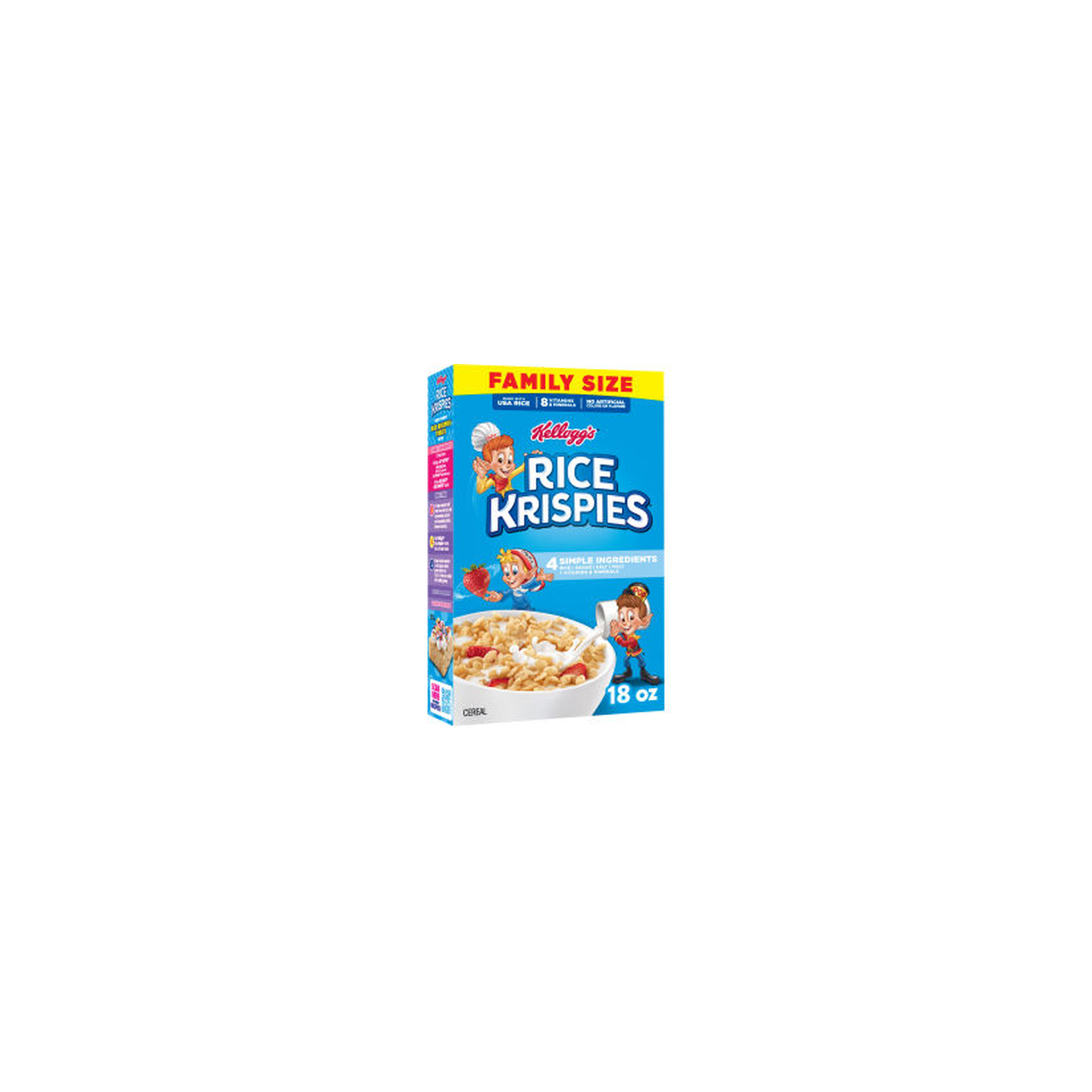 Kellogg's Family Size Rice Krispies Cereal - 18 Ounce