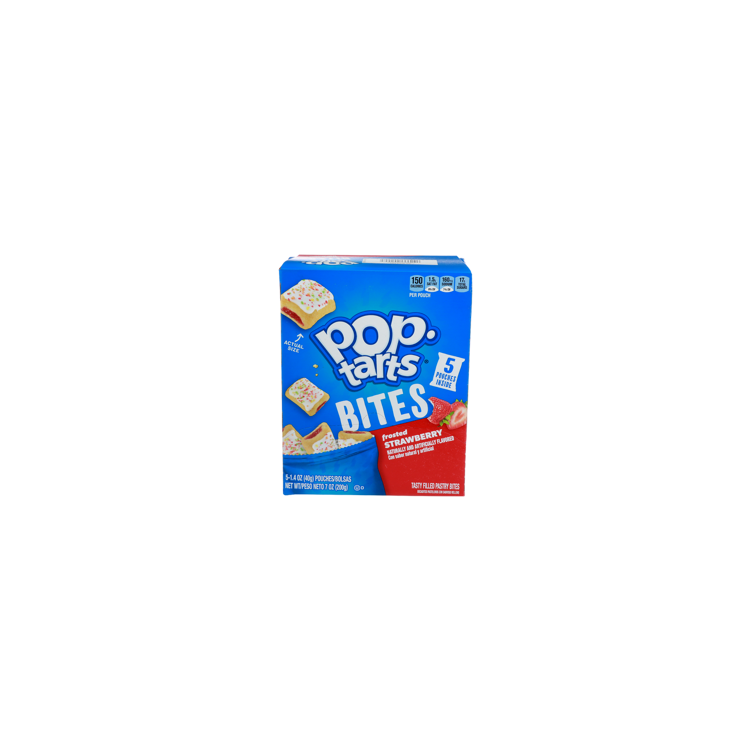 Pop-Tarts Bites Frosted Strawberry Tasty Filled Pastry - 1.4 Ounce - 5 Count Image 1 of 4