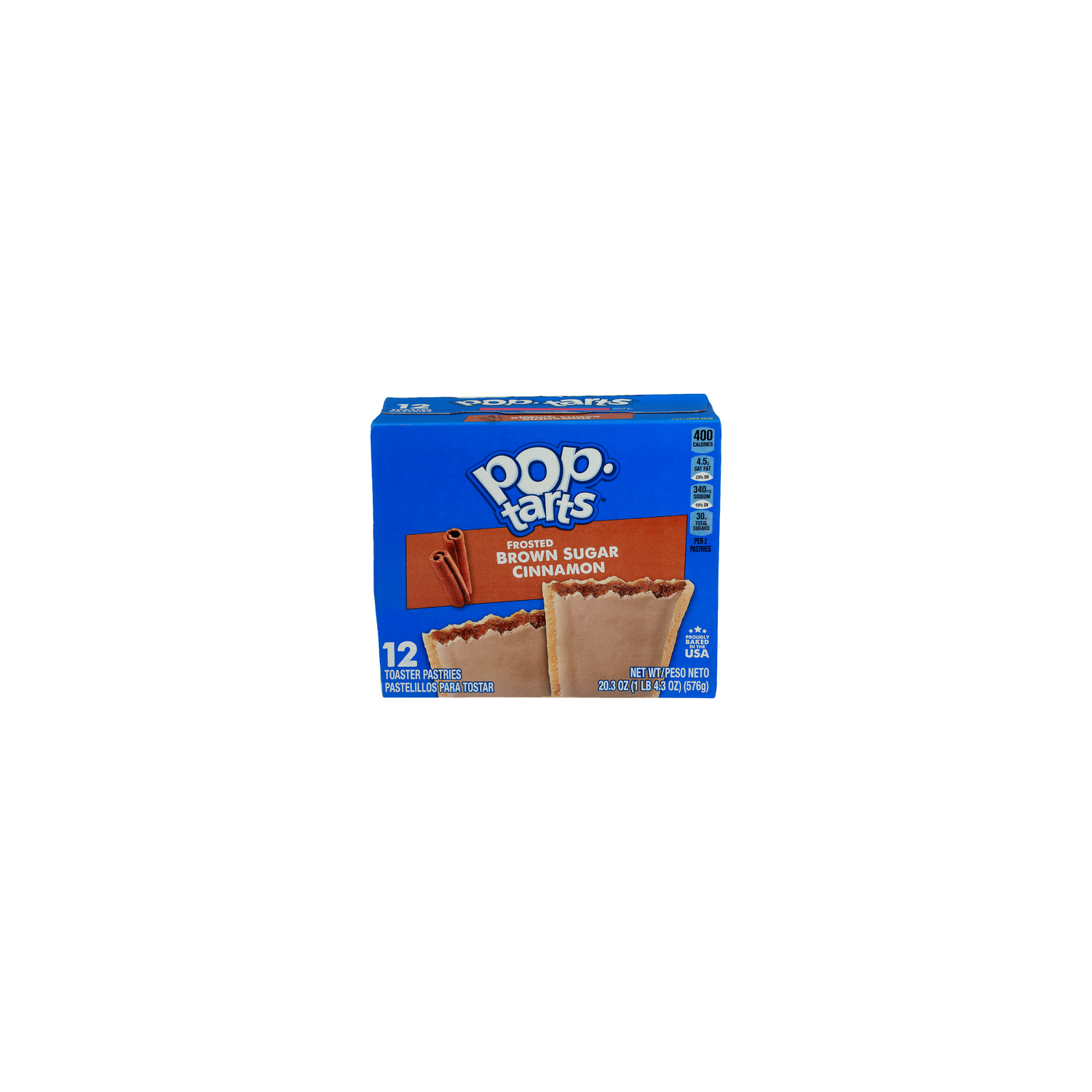 POP-TARTS Brown Sugar Cinnamon Frosted Toaster Pastries - 1.692 Ounce - 12 Count Image 1 of 4