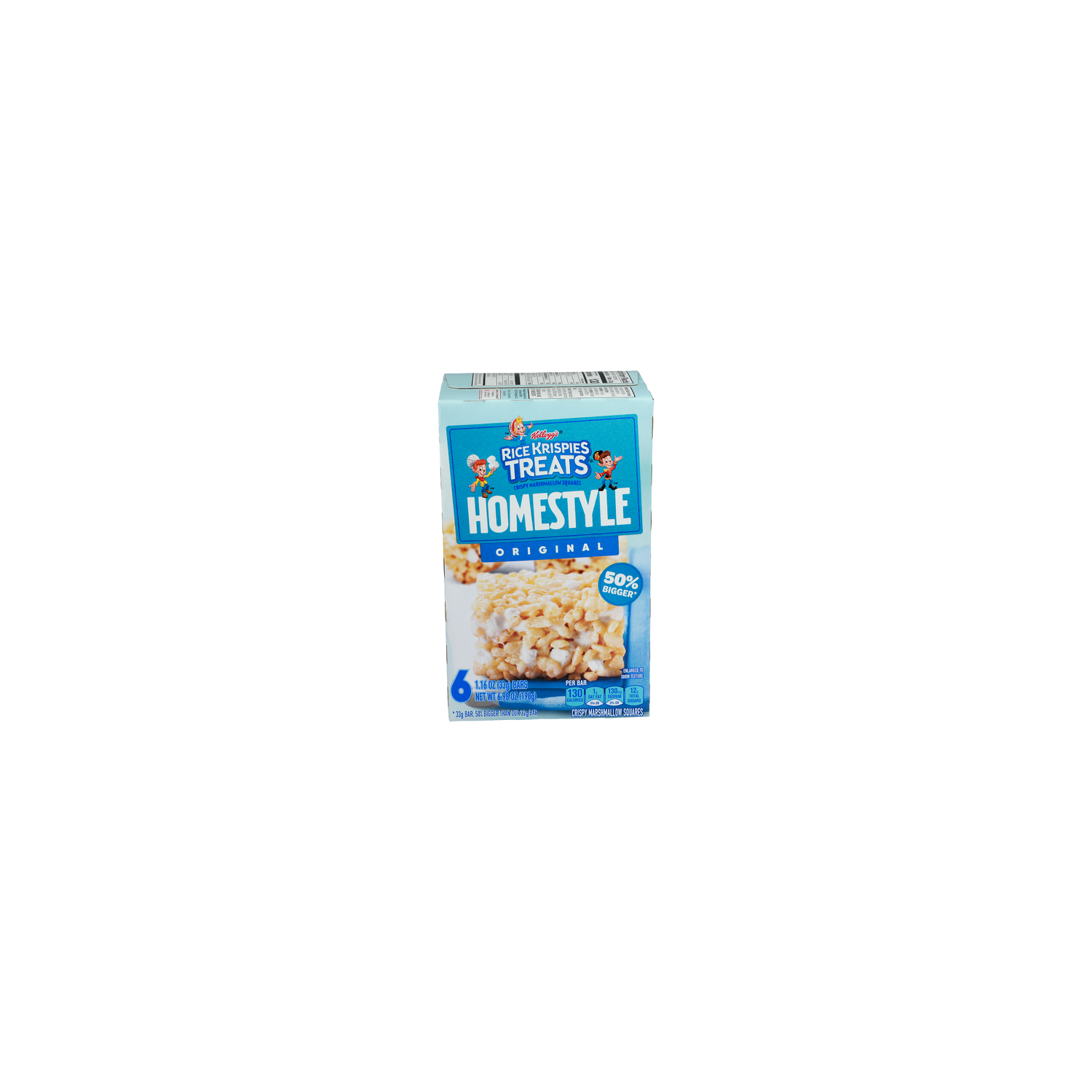 Rice Krispies Treats Homestyle Original Crispy Marshmallow Squares - 1.163 Ounce - 6 Count Image 1 of 4