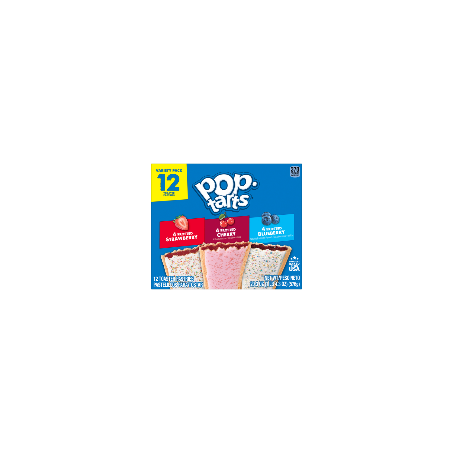 Pop-Tarts Toaster Pastries Variety Pack - 1.692 Ounce - 12 Count
