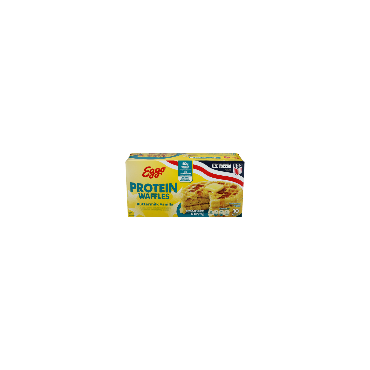 Eggo Protein Waffles - 1.23 Ounce - 10 Count Image 1 of 4