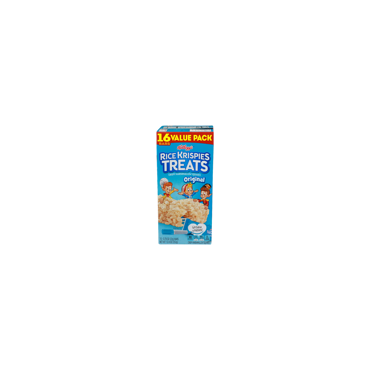 Kellogg's Rice Krispies Treats Original Value Pack Crispy Marshmallow Squares - 0.775 Ounce - 16 Count Image 1 of 4