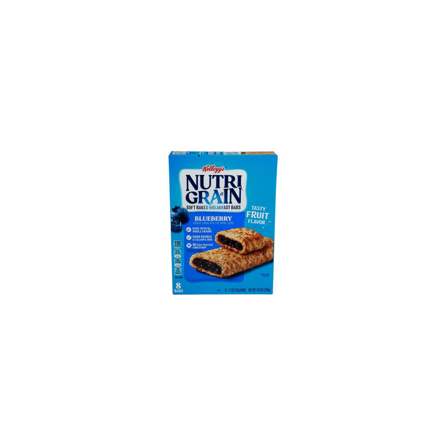 Kellogg's Nutri Grain Blueberry Nutri Grain Soft Baked Breakfast Bars - 1.3 Ounce - 8 Count Image 1 of 4