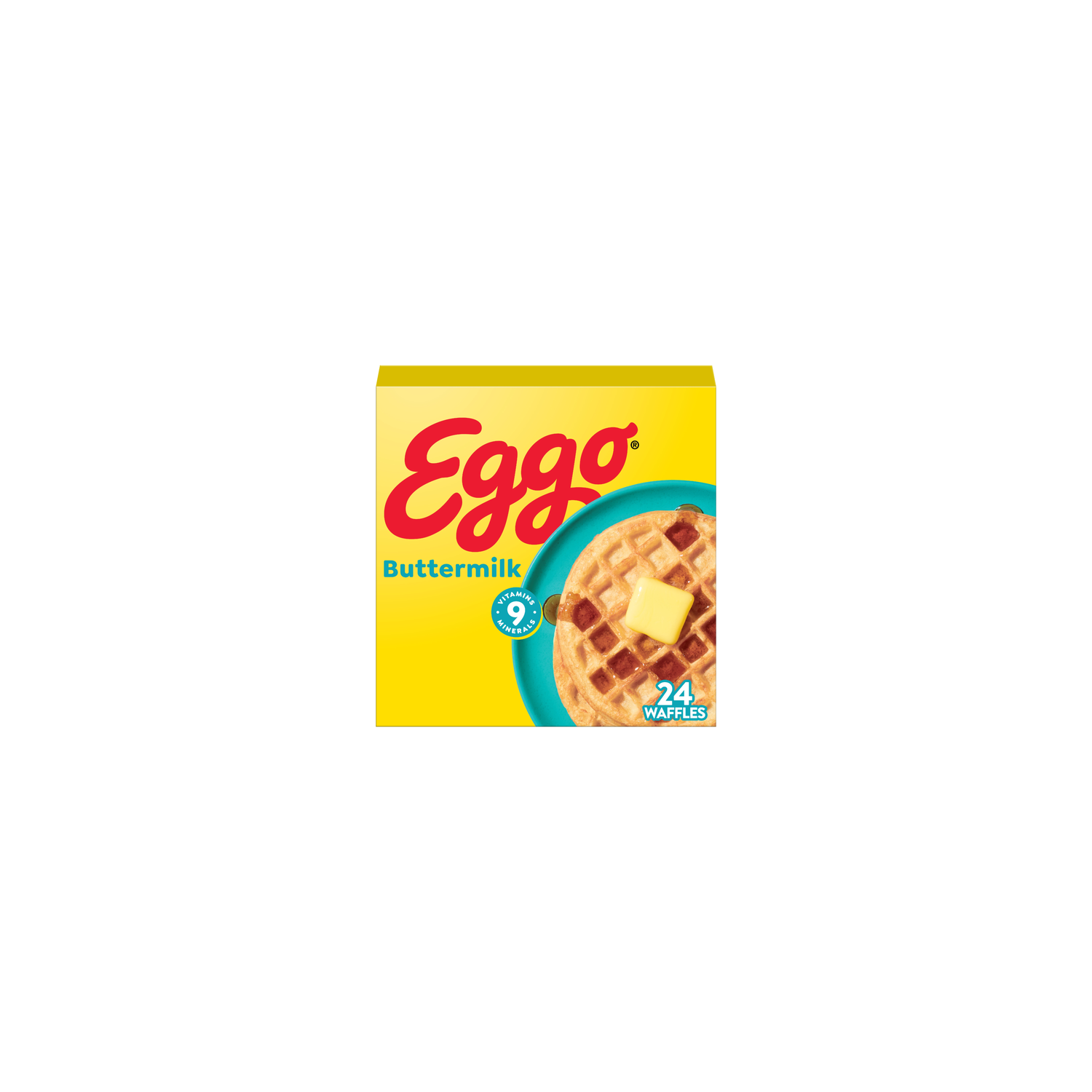 Eggo Frozen Waffles Buttermilk - 1.233 Ounce - 24 Count