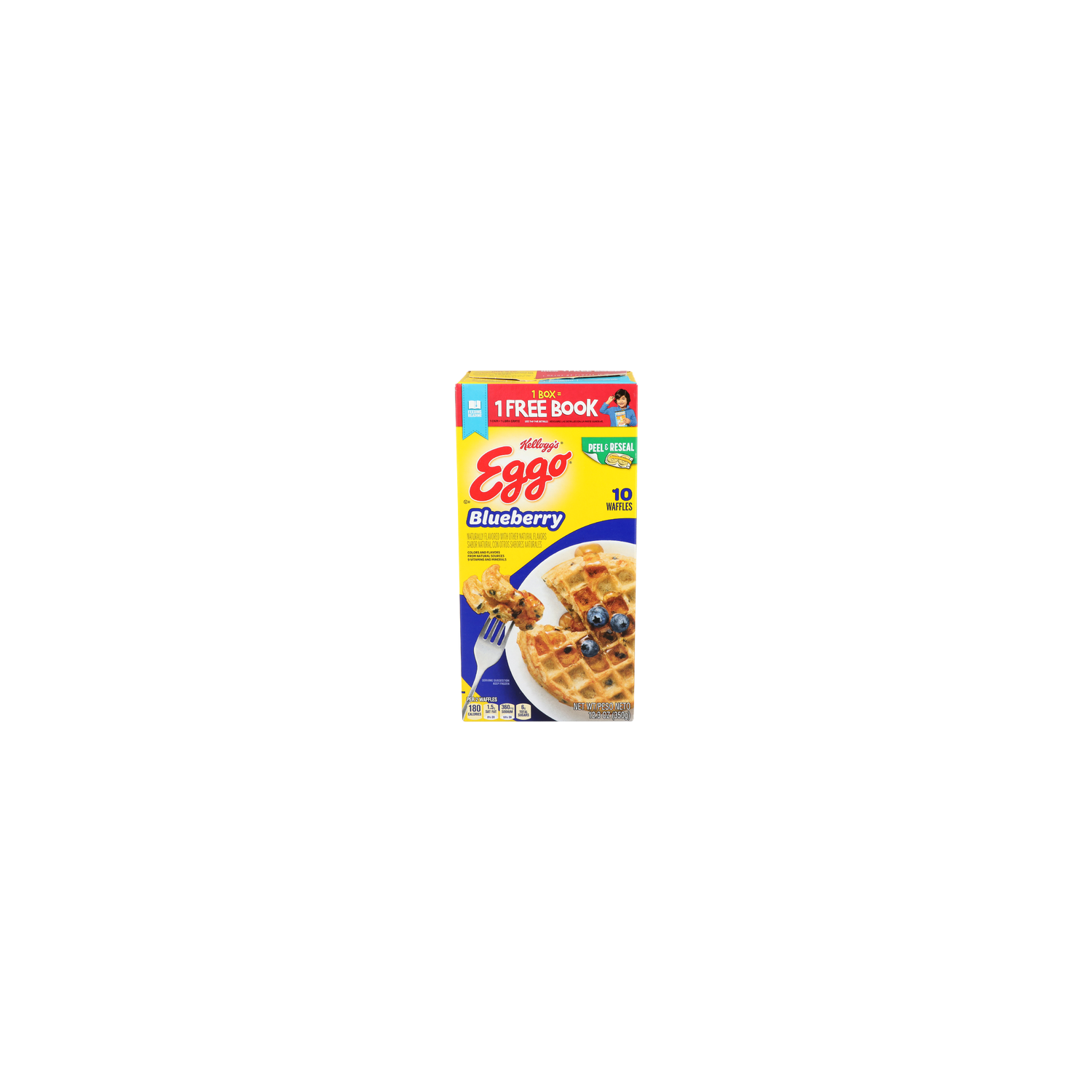 Kellogg's Eggo Blueberry Waffles - 1.23 Ounce - 10 Count Image 1 of 4