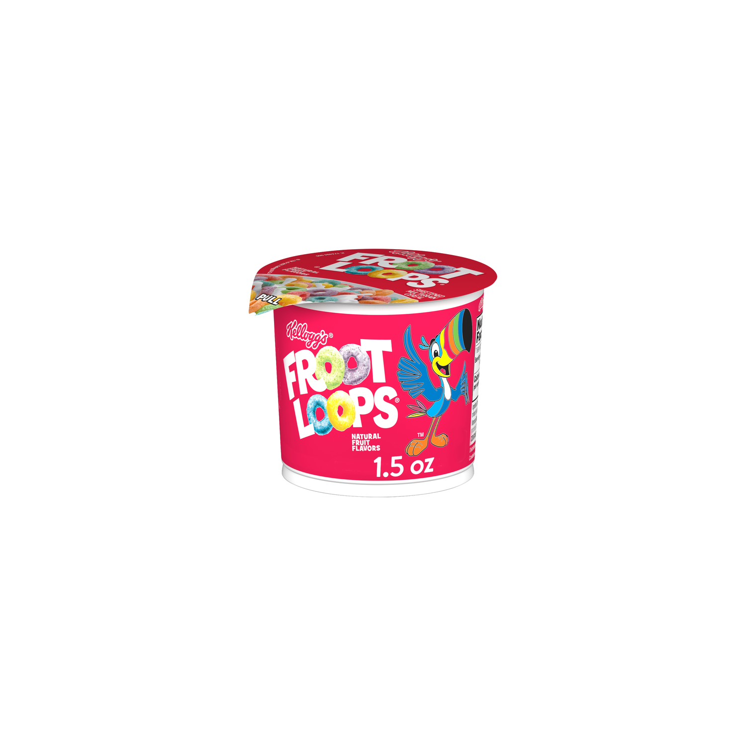 KELLOGG's Froot Loops Cereal In A Cup - 1.25 Ounce - 2 Count Image 1 of 4