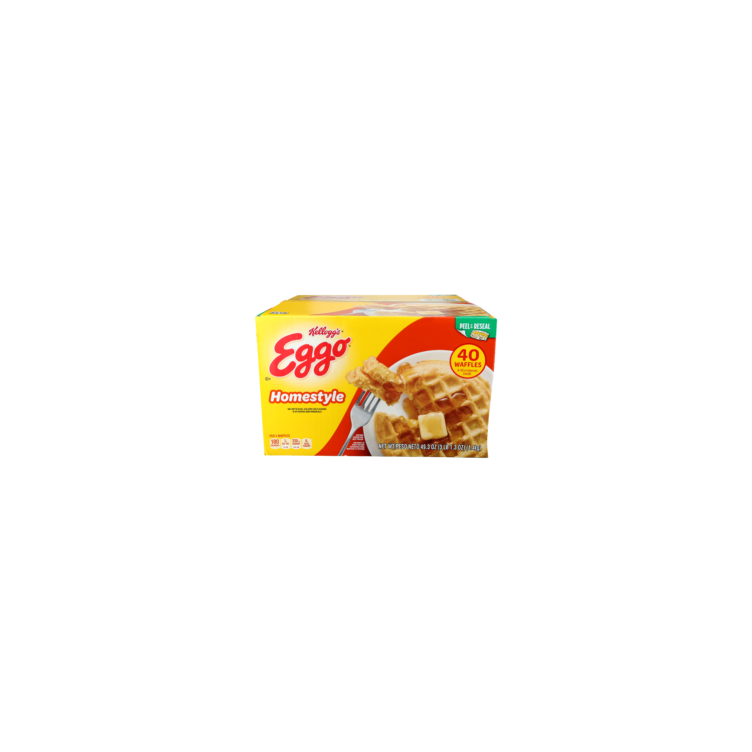 Kellogg's Eggo Homestyle Kellogg's Eggo - 1.233 Ounce - 40 Count Image 1 of 4