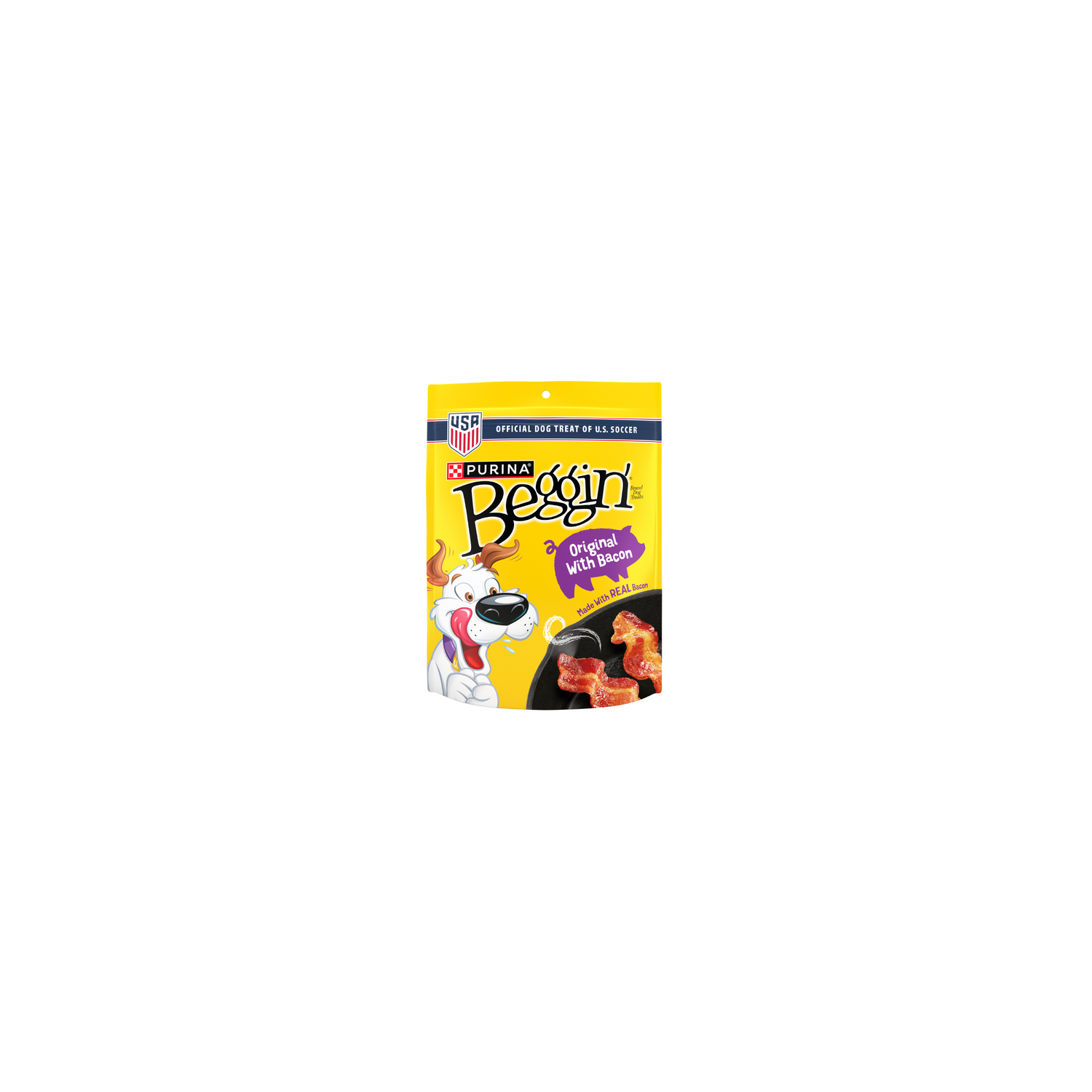 Purina Beggin' Beggin Soccer Crest Bacon Flavor Dog Treats - 25 Ounce Image 1 of 4