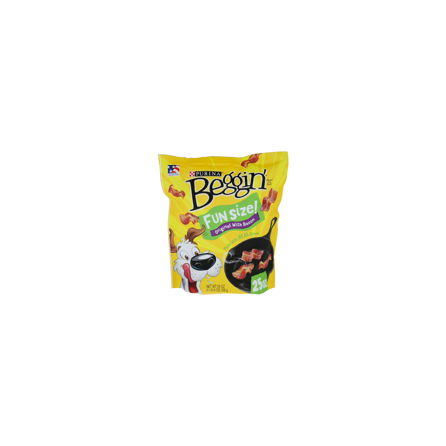 Purina Beggin' Fun Size Original With Bacon Flavor Dog Treats - 25 Ounce Image 1 of 4
