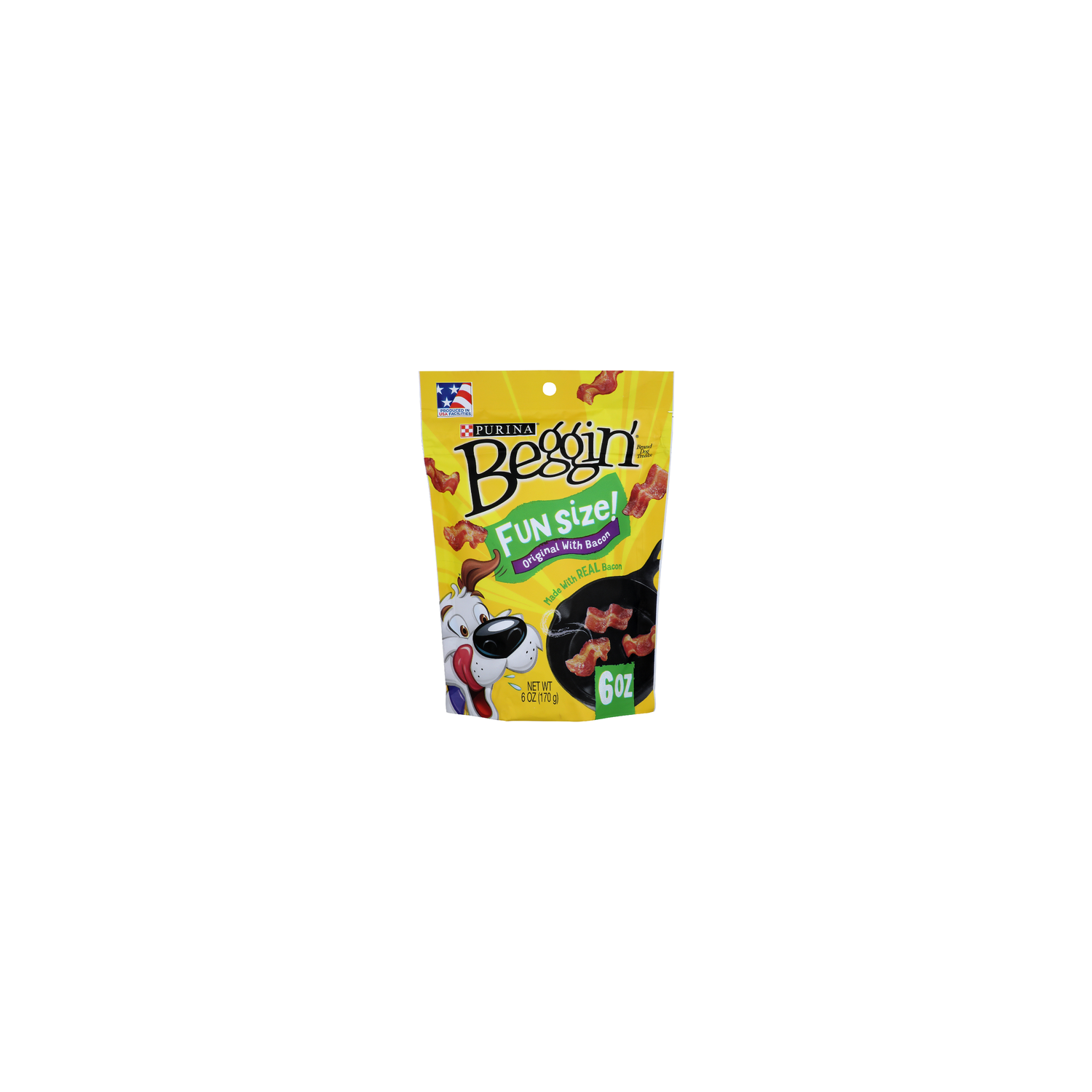 Purina Beggin' Brand Original With Bacon Dog Treat - 6 Ounce Image 1 of 4