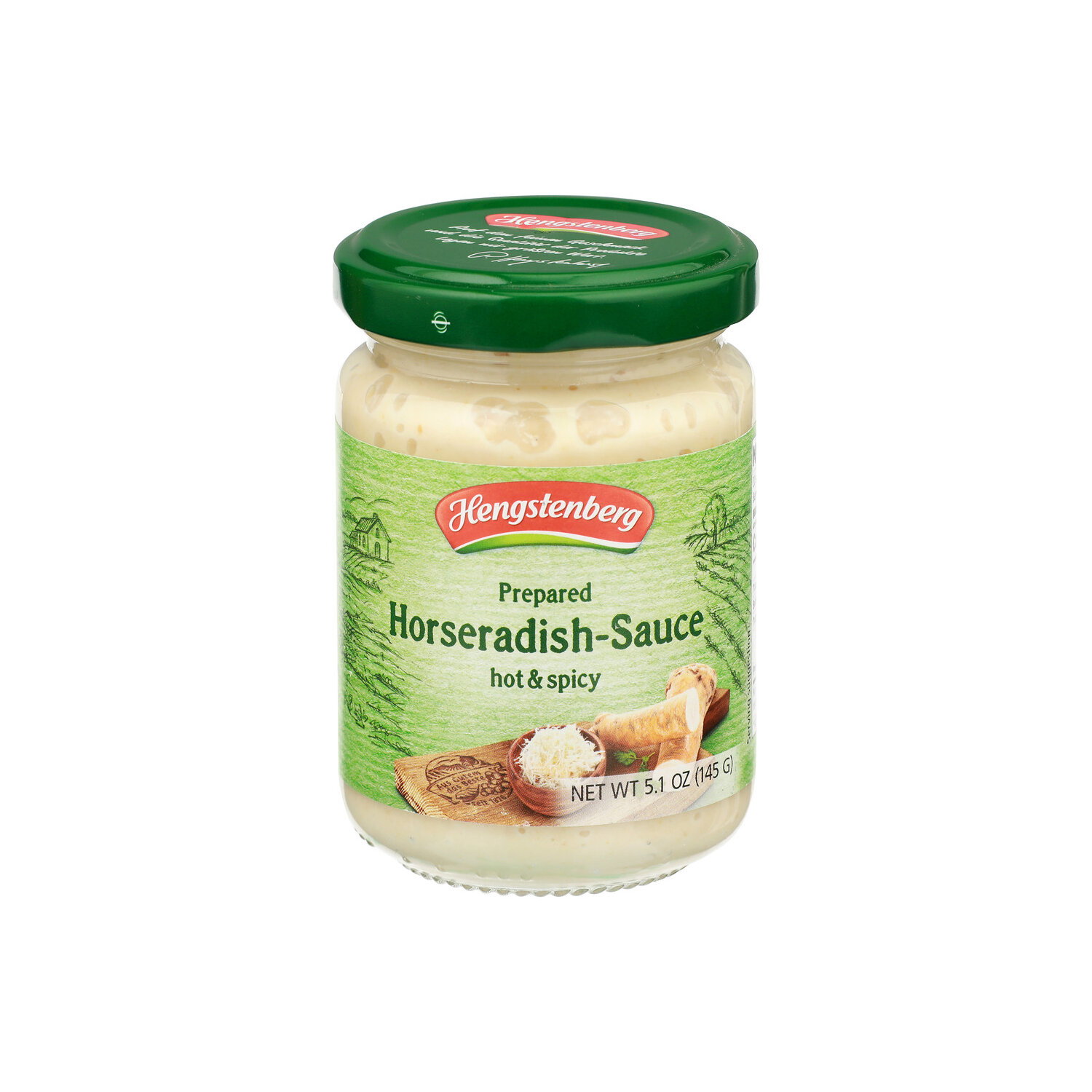 Hengstenberg Hot & Spicy Prepared Horseradish-Sauce - 5.1 Ounce Image 1 of 4