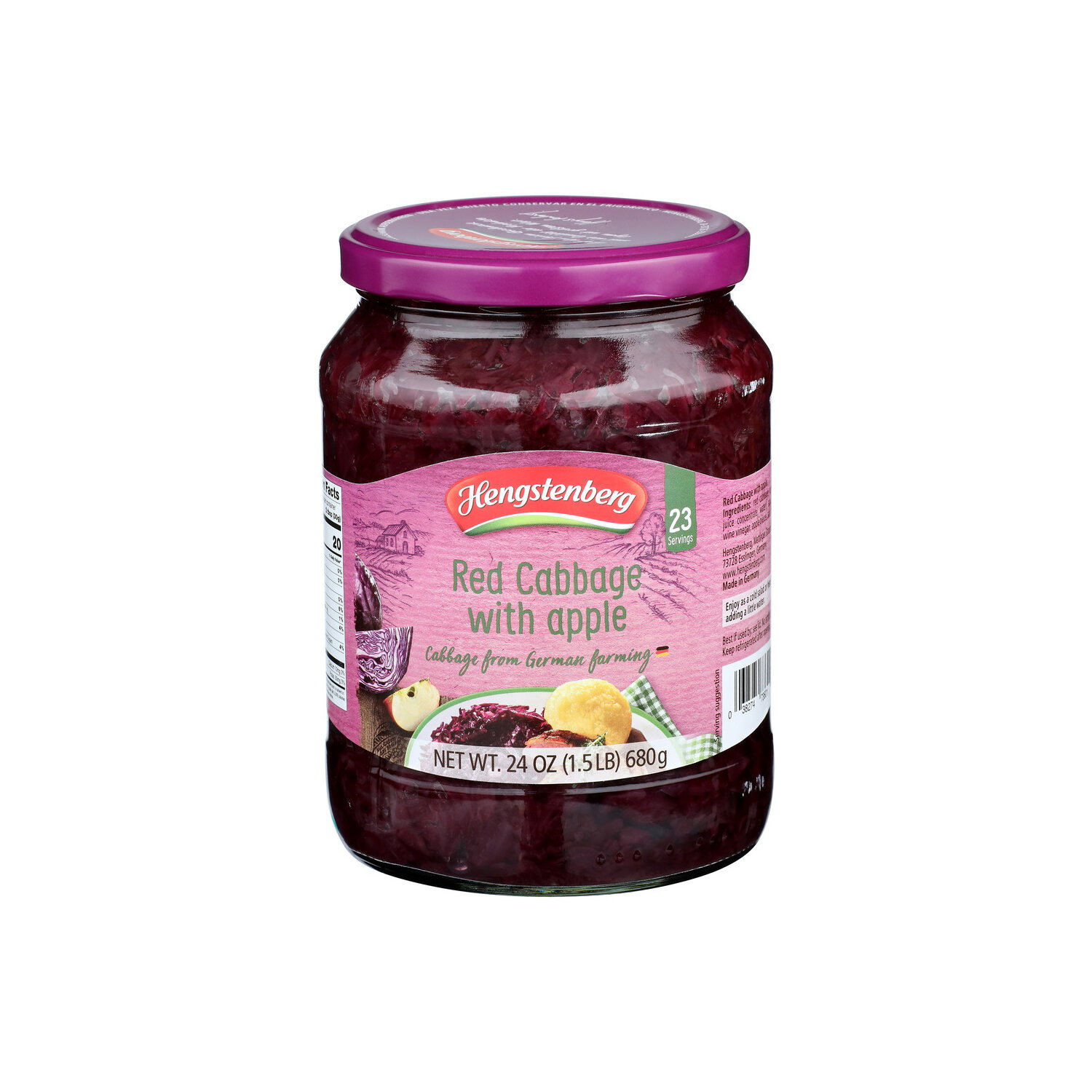 Hengstenberg Red Cabbage With Apple - 24 Ounce Image 1 of 4