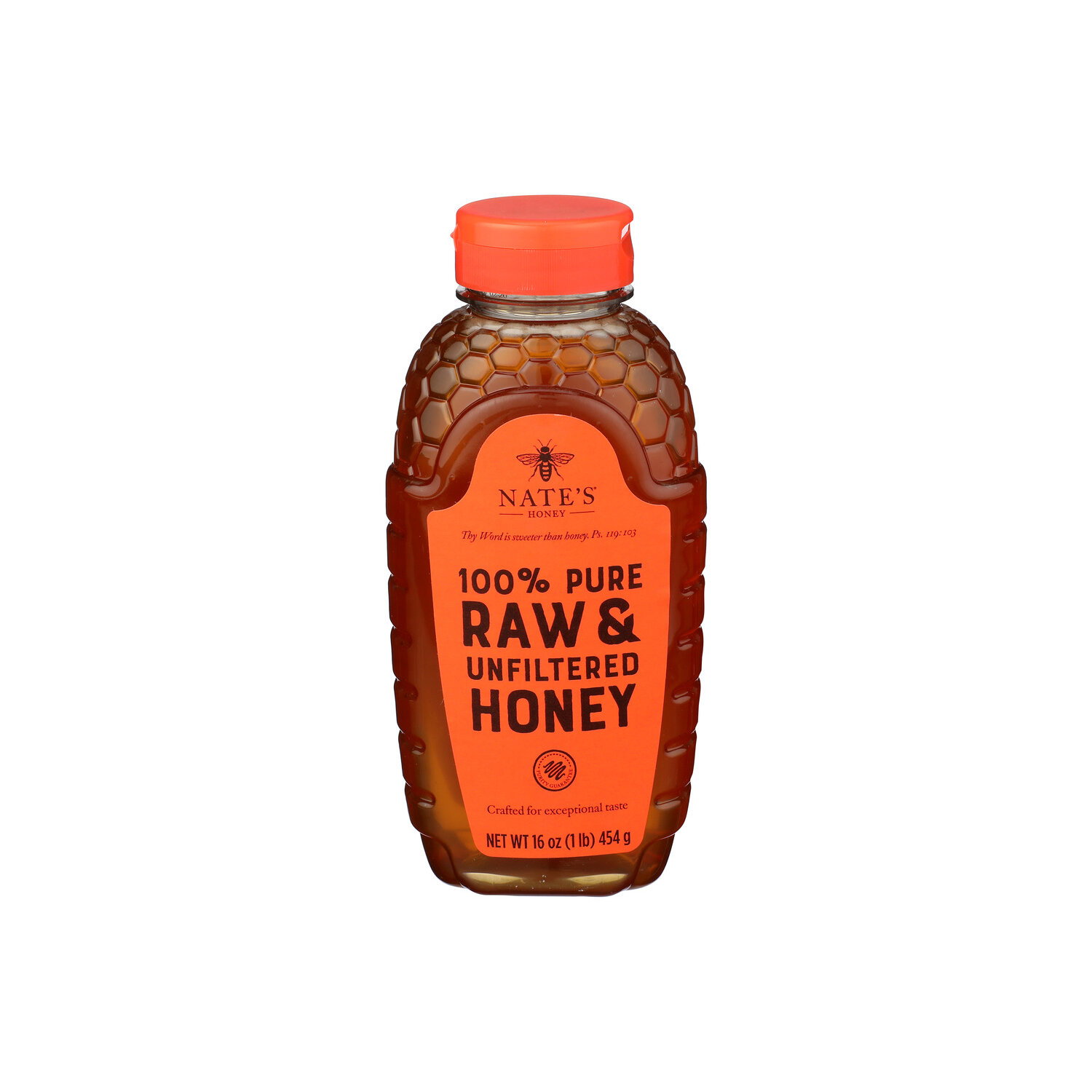 Nature NATE's Honey CO. 100% Pure Raw & Unfiltered Honey - 16 Ounce Image 1 of 4