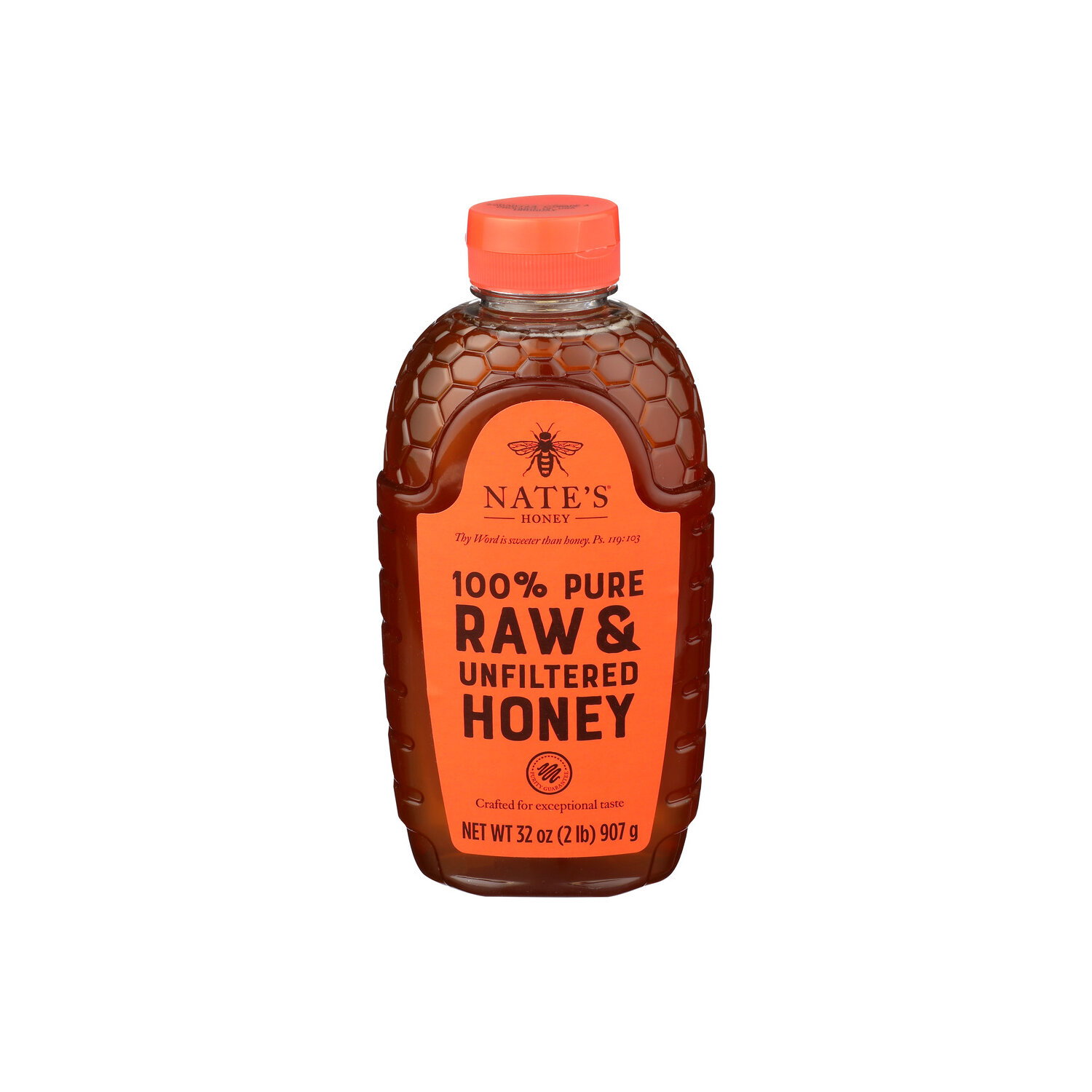Nature NATE's Honey CO. 100% Pure Raw & Unfiltered Honey - 32 Ounce Image 1 of 4