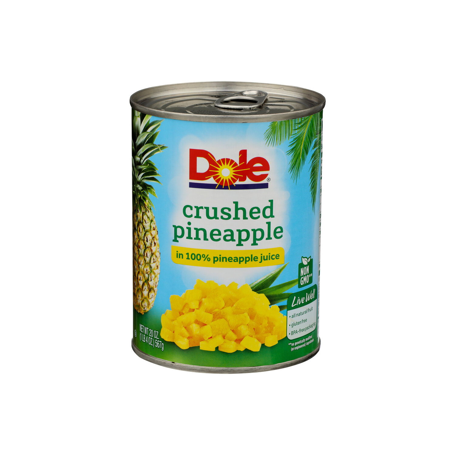 Dole In 100% Pineapple Juice Crushed - 20 Ounce Image 1 of 4