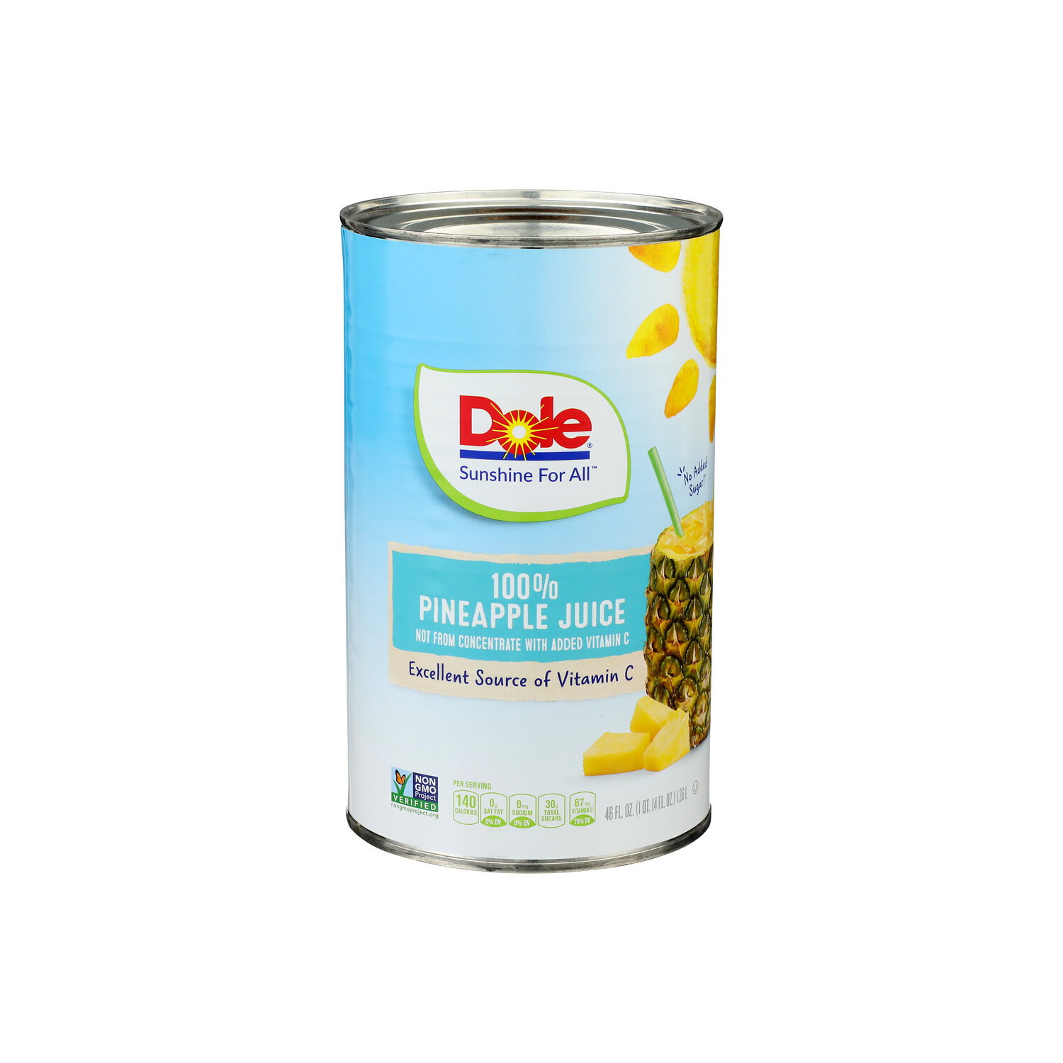Dole 100% Pineapple Juice - 46 Fluid Ounce Image 1 of 4