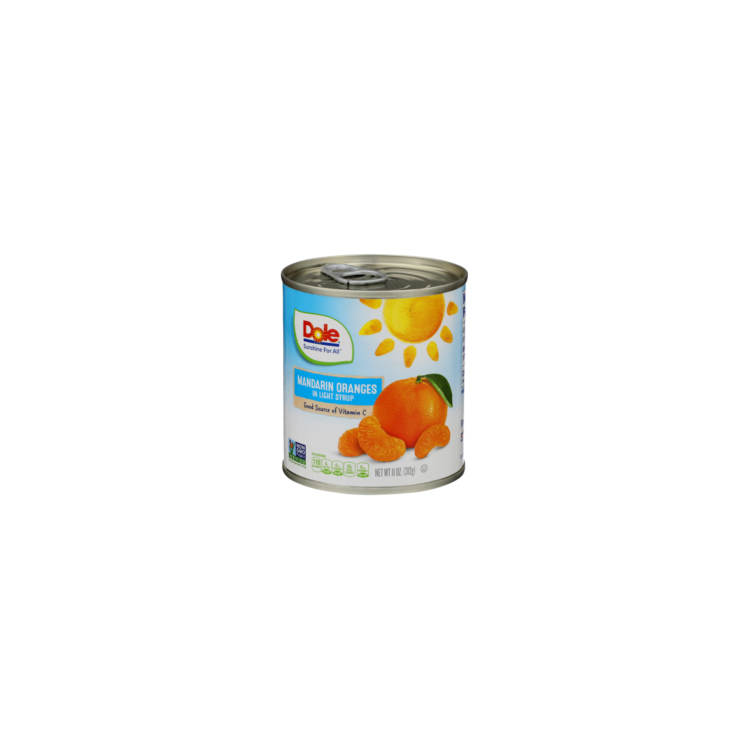 Dole In Light Syrup Mandarin Oranges - 11 Ounce Image 1 of 3