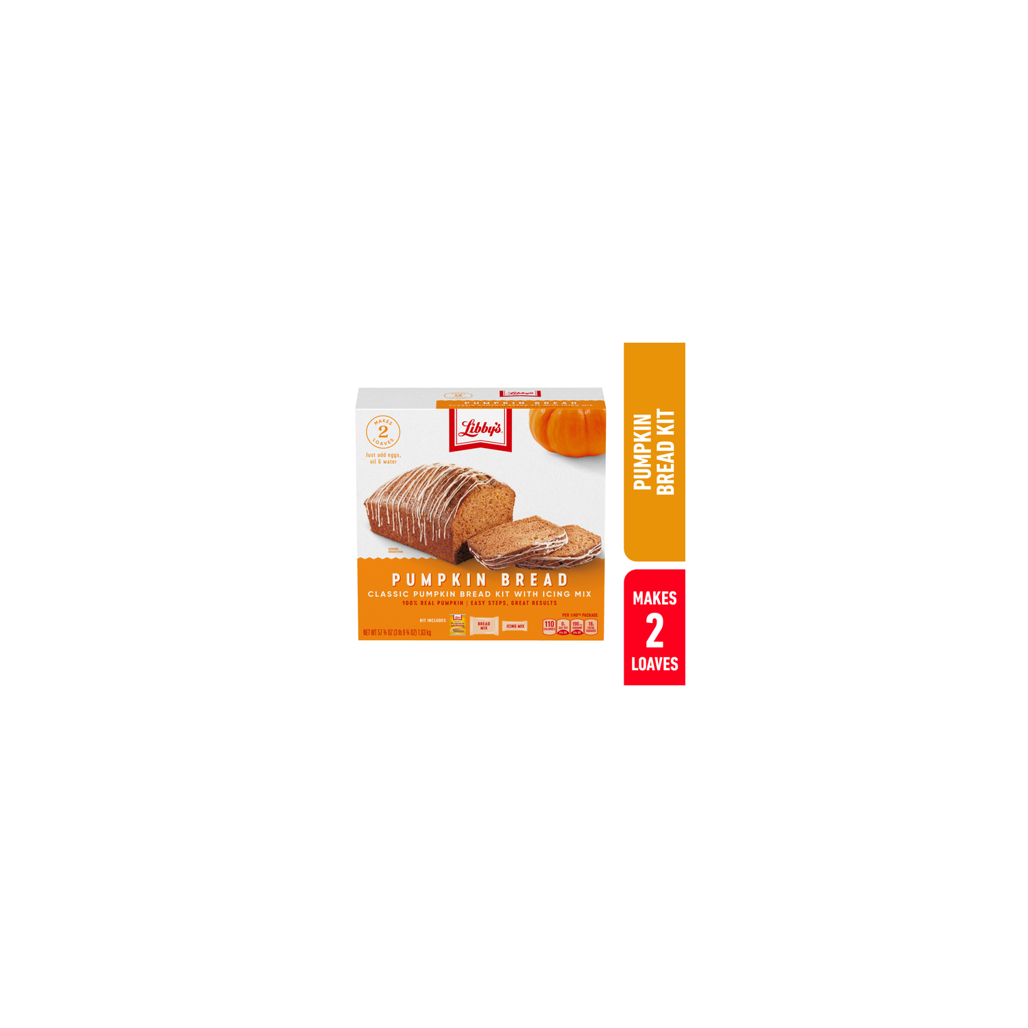 Libby's Classic Pumpkin Bread Kit With Icing Mix - 57.75 Ounce Image 1 of 4