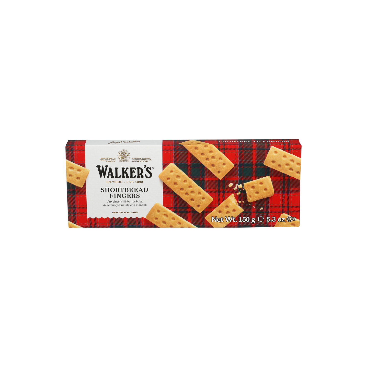 Walker's Pure Butter Shortbread Fingers - 18.75 Gram - 8 Count Image 1 of 4