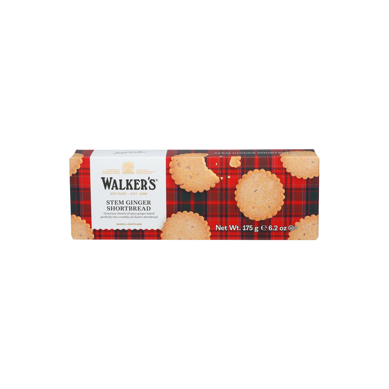 WALKER's Shortbread Stem Ginger - 14.583 Gram - 12 Count Image 1 of 4
