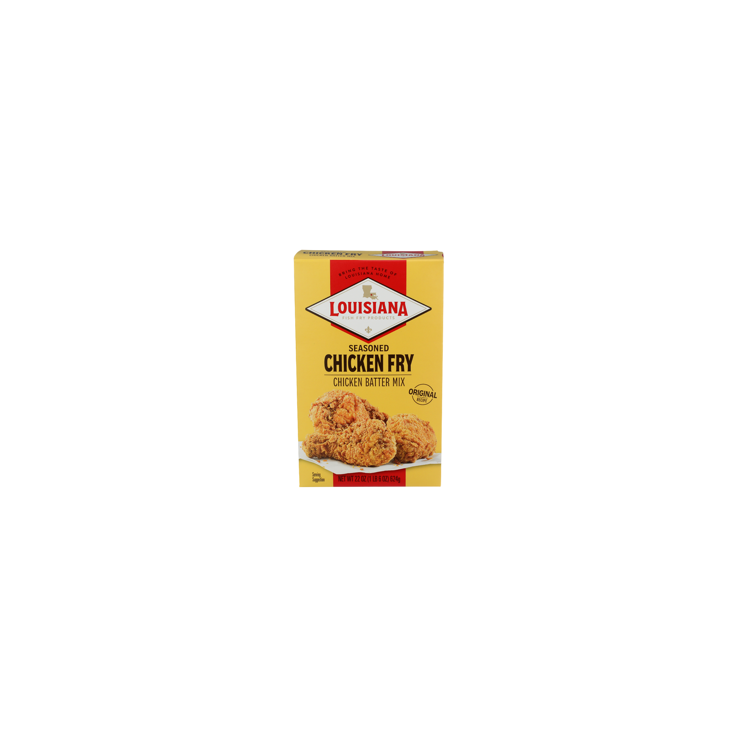 Louisiana Fish Fry Spicy Recipe Seasoned Crispy Chicken Batter Mix - 22 Ounce Image 1 of 4