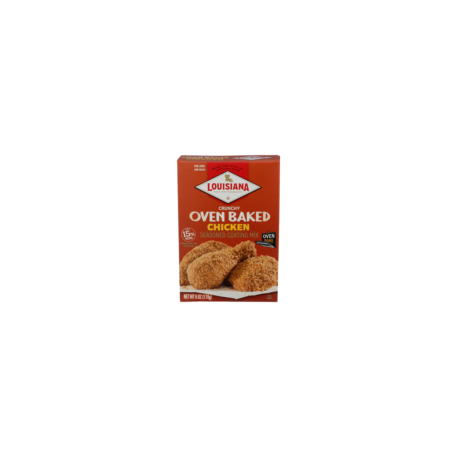 Louisiana Fish Fry Crunchy Oven Baked Chicken Seasoned Coating Mix - 6 Ounce Image 1 of 4