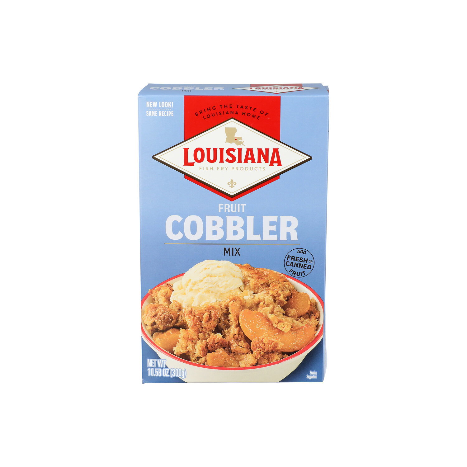 Louisiana Fish Fry Fruit Cobbler Mix - 10.58 Ounce Image 1 of 4