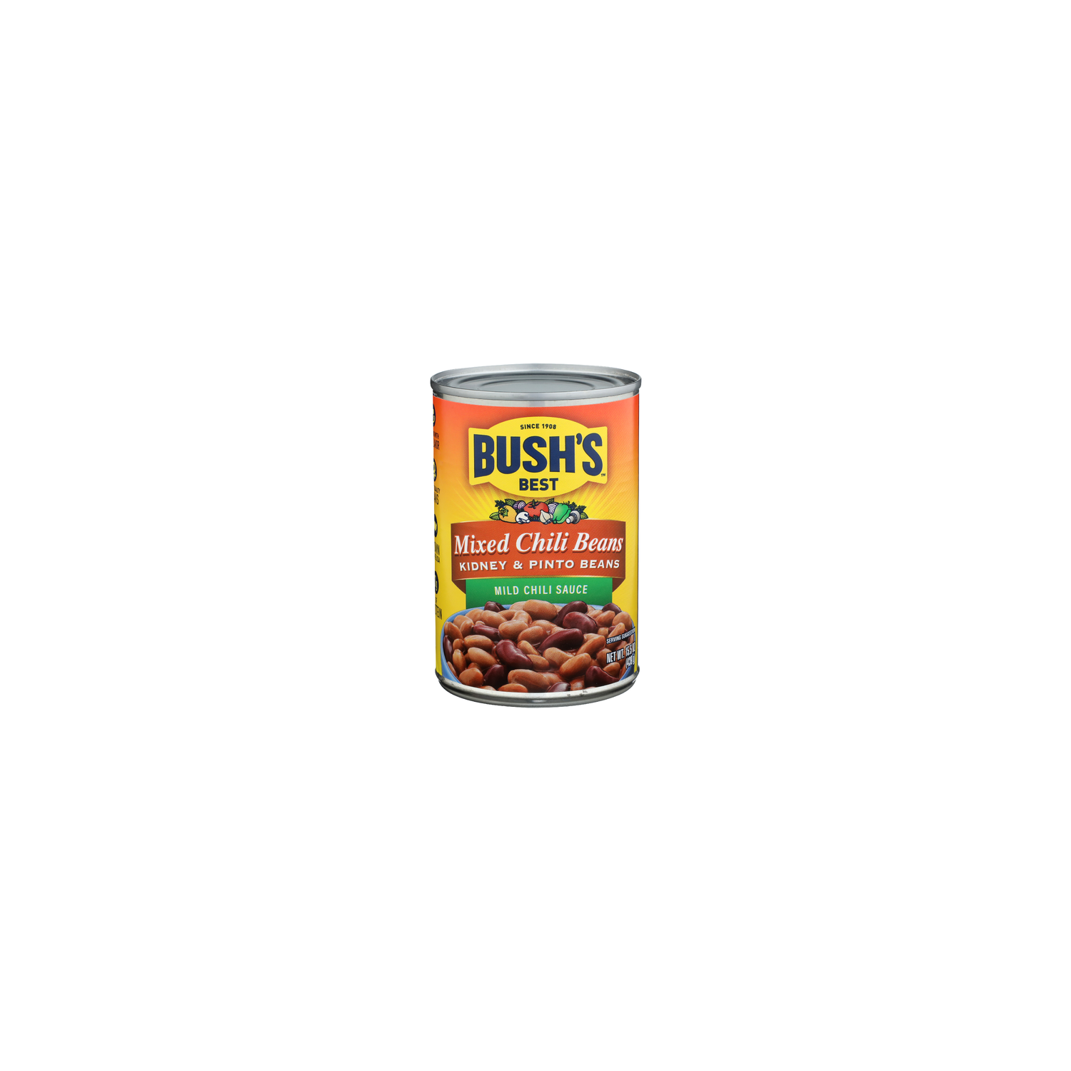BUSH's Mild Chili Sauce Mixed Beans Kidney & Pinto - 15.5 Ounce Image 1 of 4