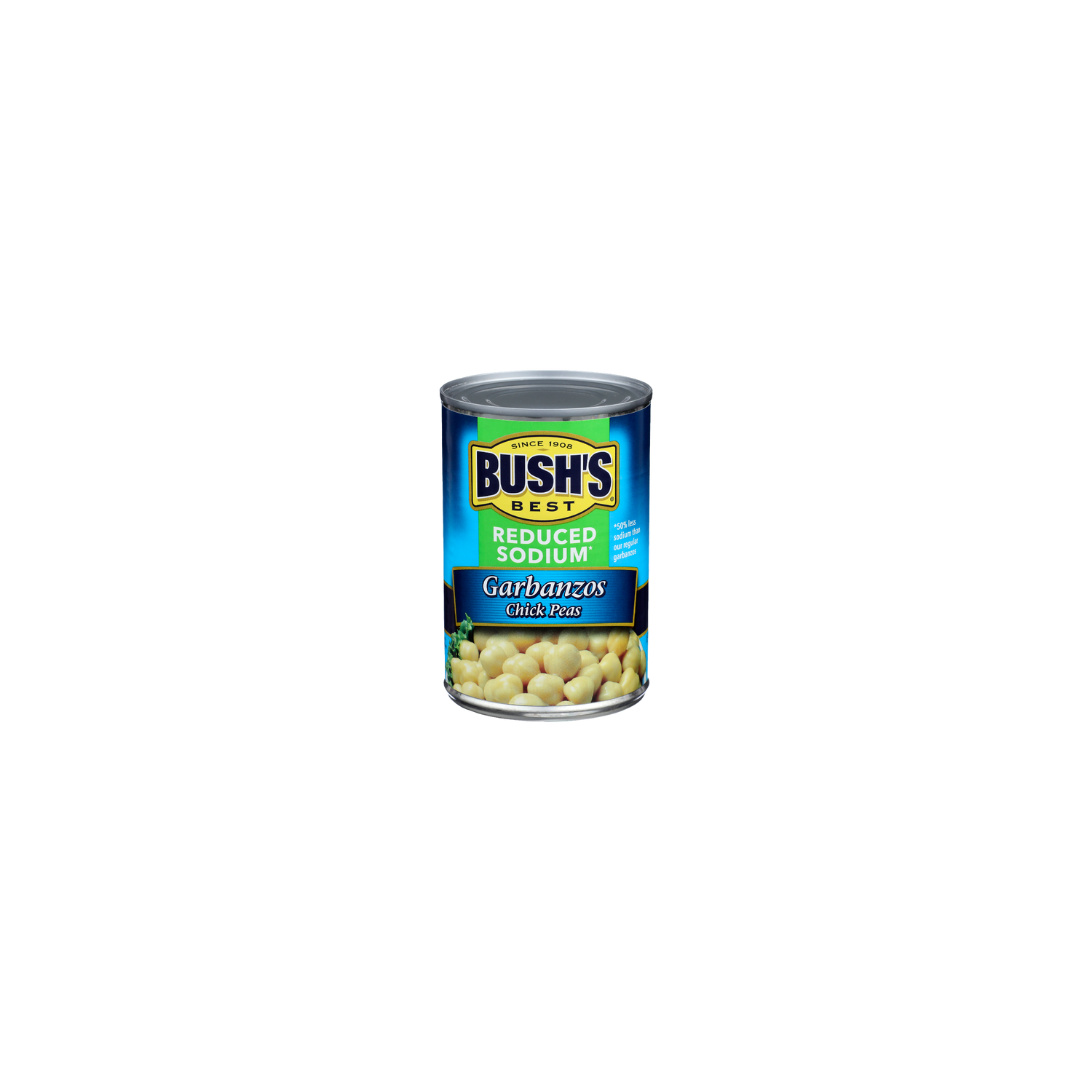 Bush's Best Canned Beans Reduced Sodium Garbanzos Chick Peas - 16 Ounce Image 1 of 4
