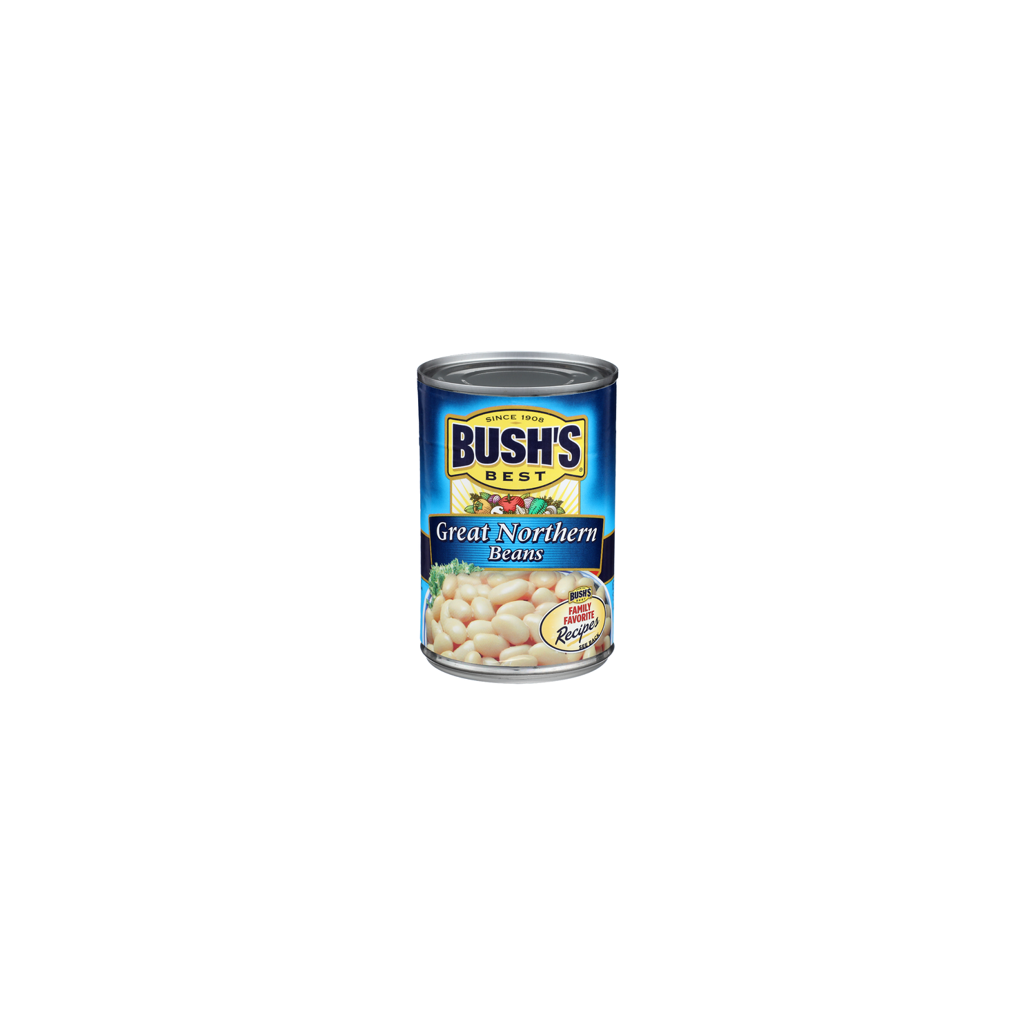 Bush's Best Canned Beans Great Northern - 15.8 Ounce Image 1 of 4